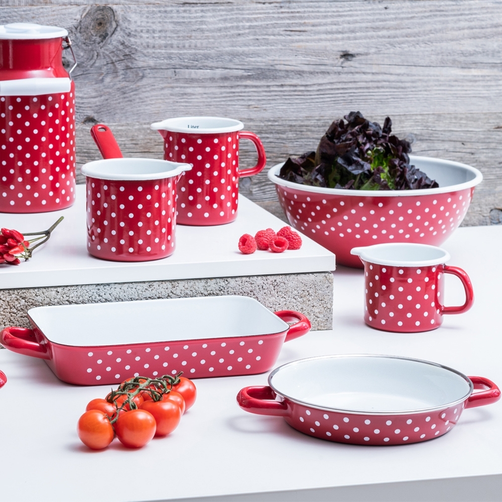 Riess COUNTRY - Polka-dot red - Kitchen bowl