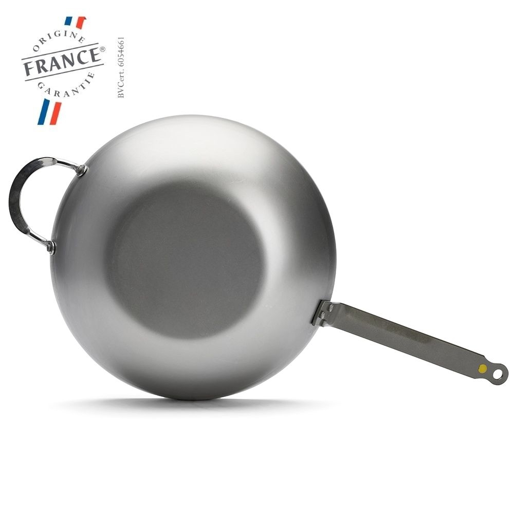 de Buyer - Mineral B - Gewölbter Wok mit Griff - 32 cm