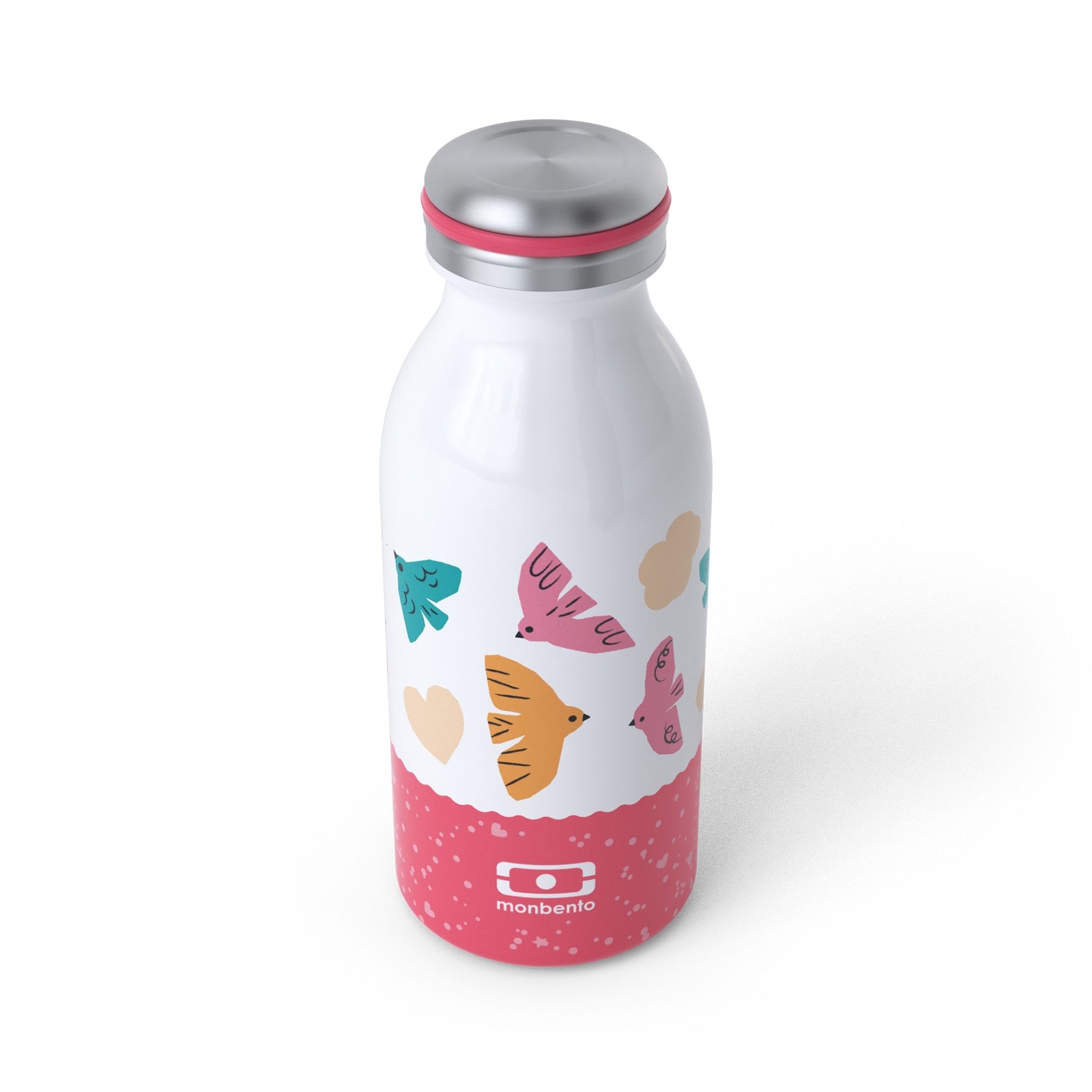 monbento - MB isotherme Trinkflasche Cooly rosa Birds