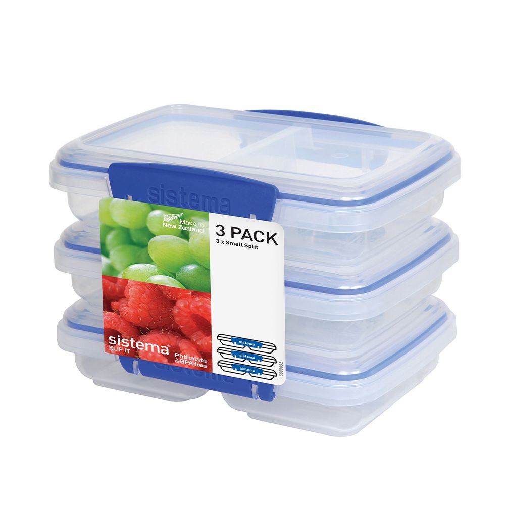 sistema - Klip It Frischhalteboxen-Set - 3-tlg