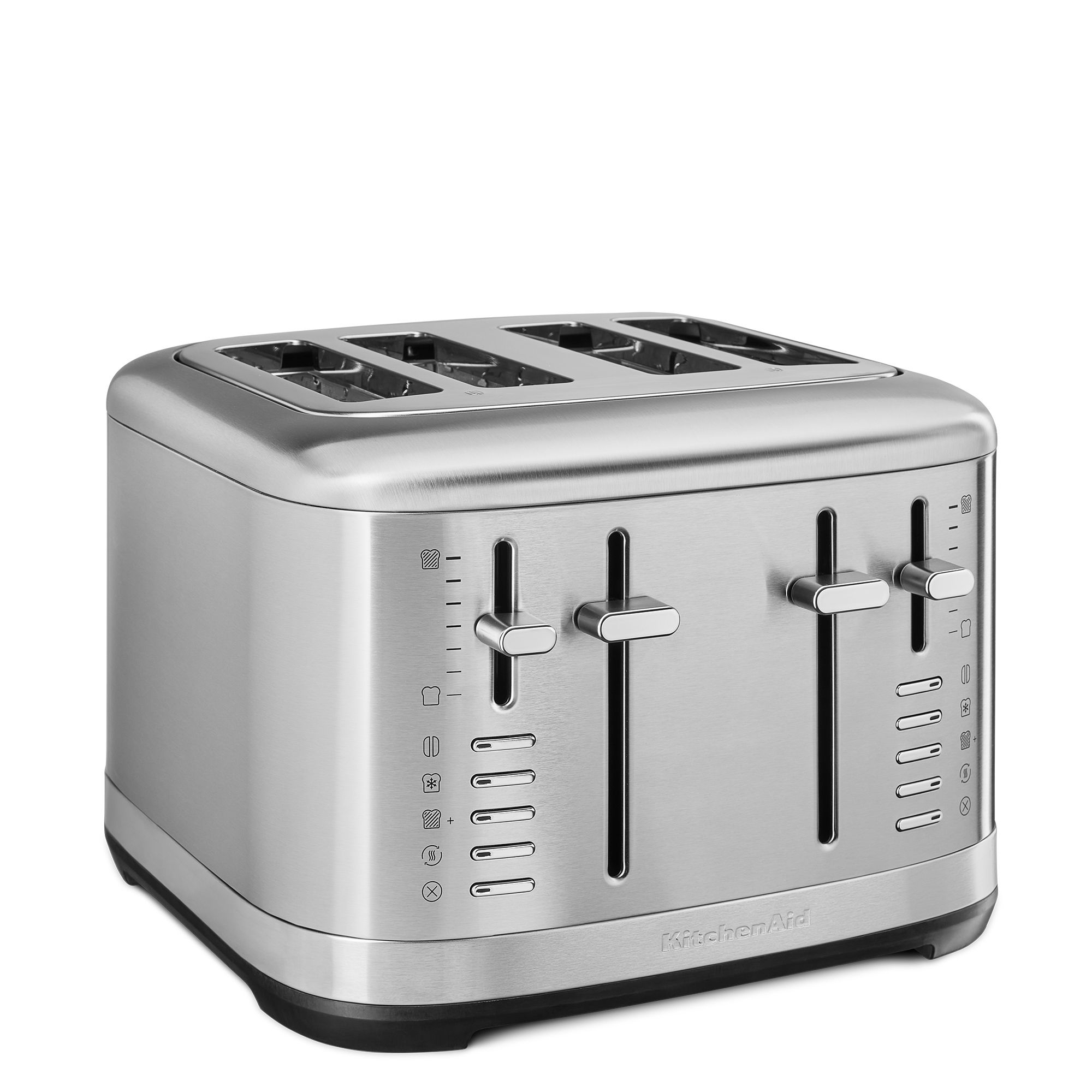 KitchenAid - Toaster mit manueller Bedienung für 4 Scheiben - Edelstahl
