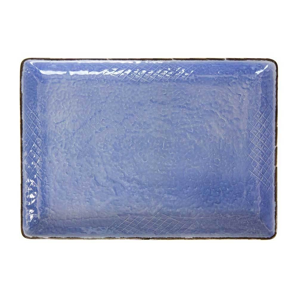 Arcucci - Rectangular bowl 32 x 26 cm - Turchese-turquoise