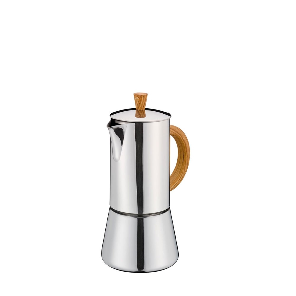 1 Cup 30ml Aluminum Italian Mocha Pot Coffee Machine for Home Office,  Detachable