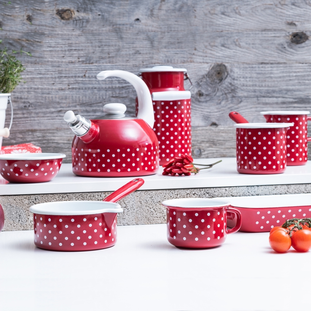 Riess COUNTRY - Polka-dot red - Kitchen bowl