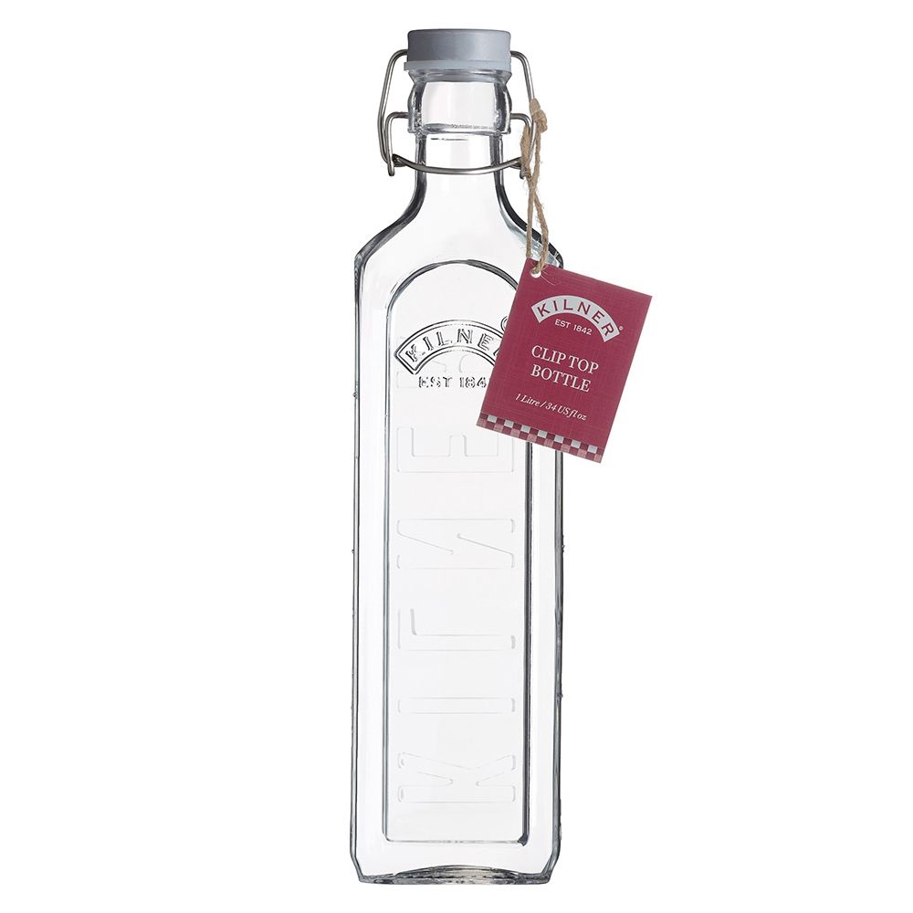 Kilner - Glasflasche mit Bügelverschluss - 1 L