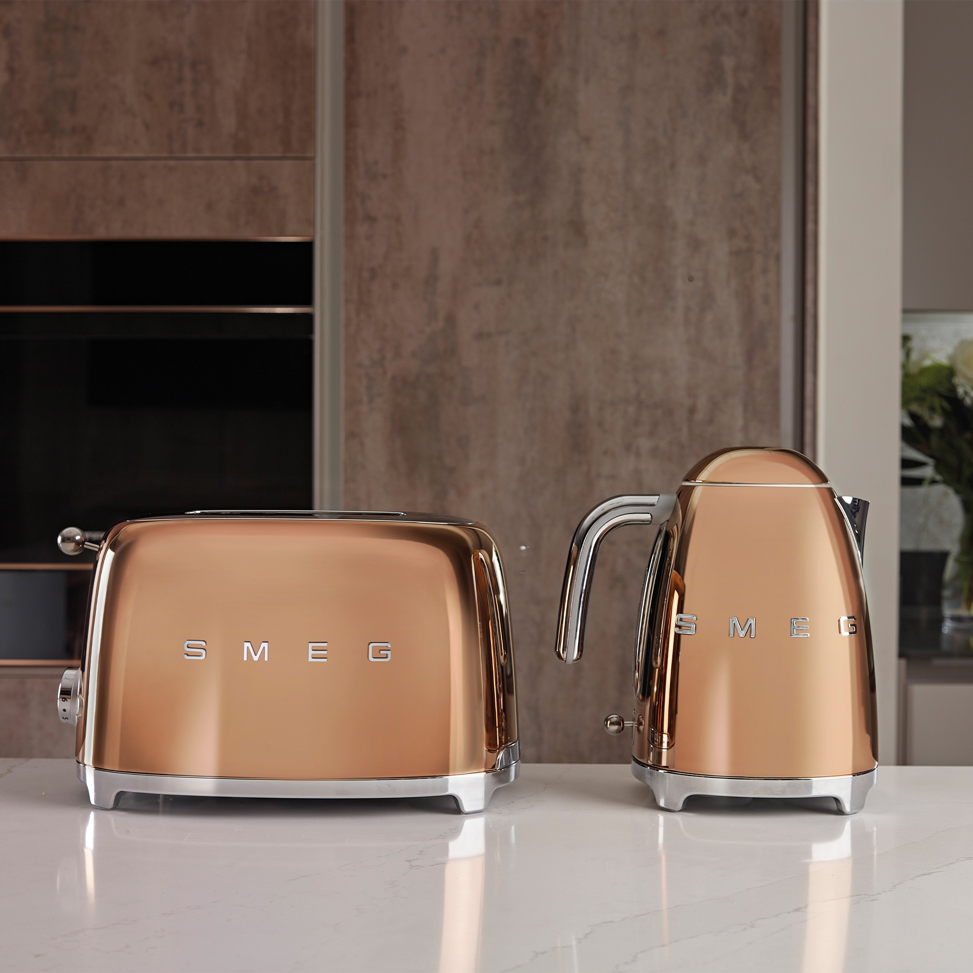 Smeg - 2-slices toaster compact TSF01 - design line style The 50 ° years