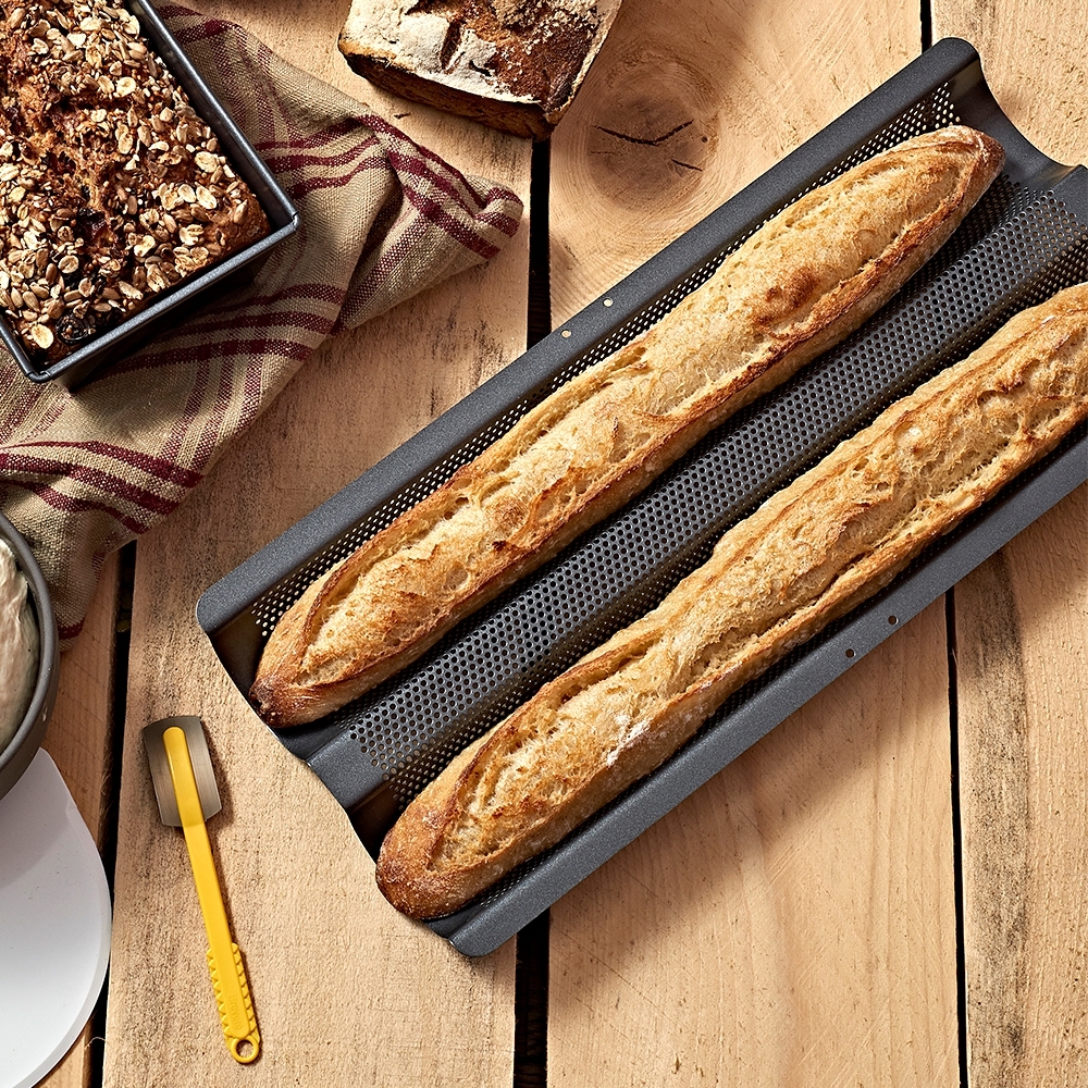 de Buyer - Baguette & Bread - Set of 4 homemadebread