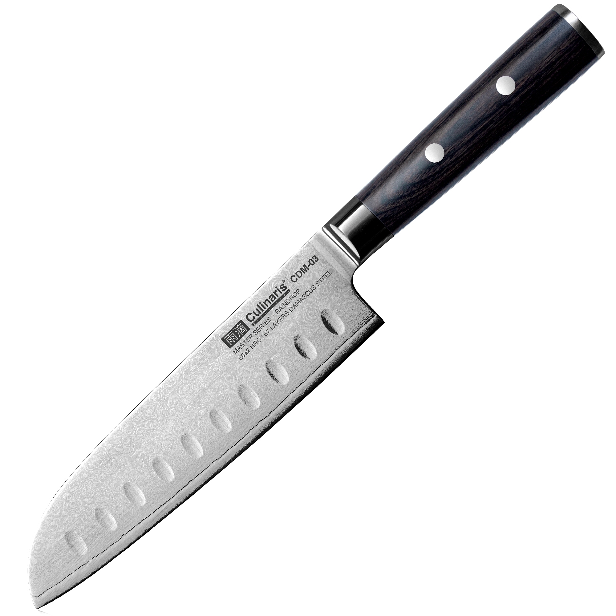 Culinaris - Santoku 18 cm | Damascus Master Series | CDM-03