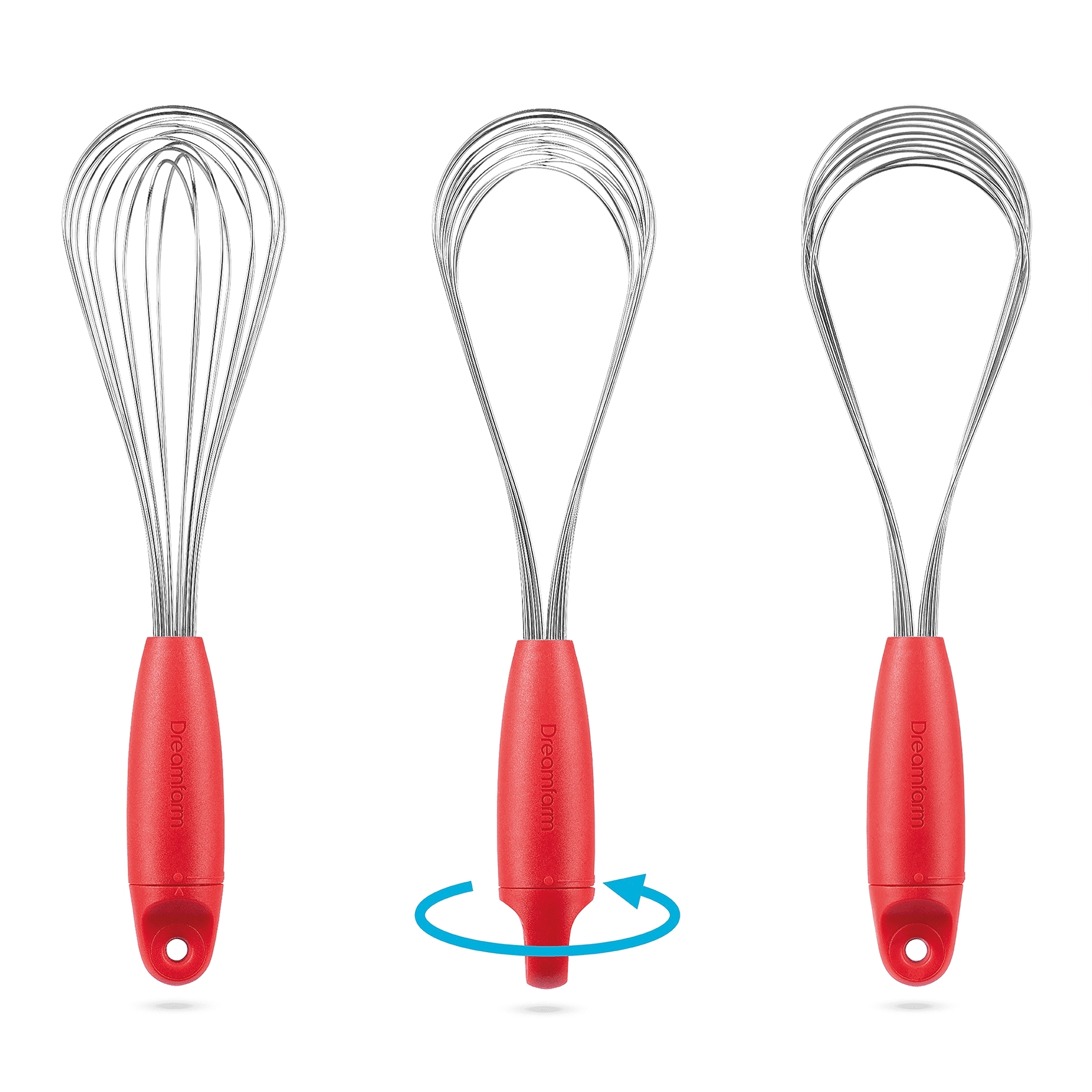 Dreamfarm - Flisk, 29 cm - Whisk, red