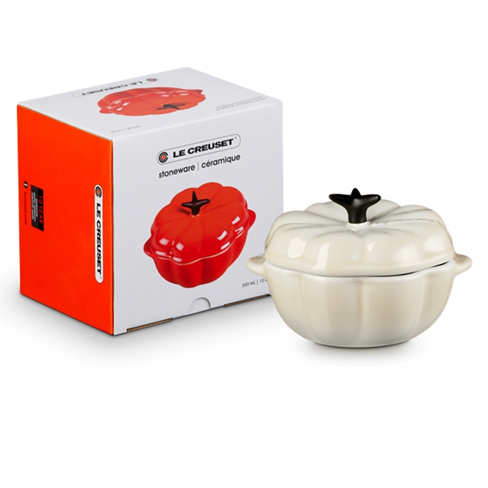 Le Creuset - Pumpkin ramekin with lid 300 ml - Meringue