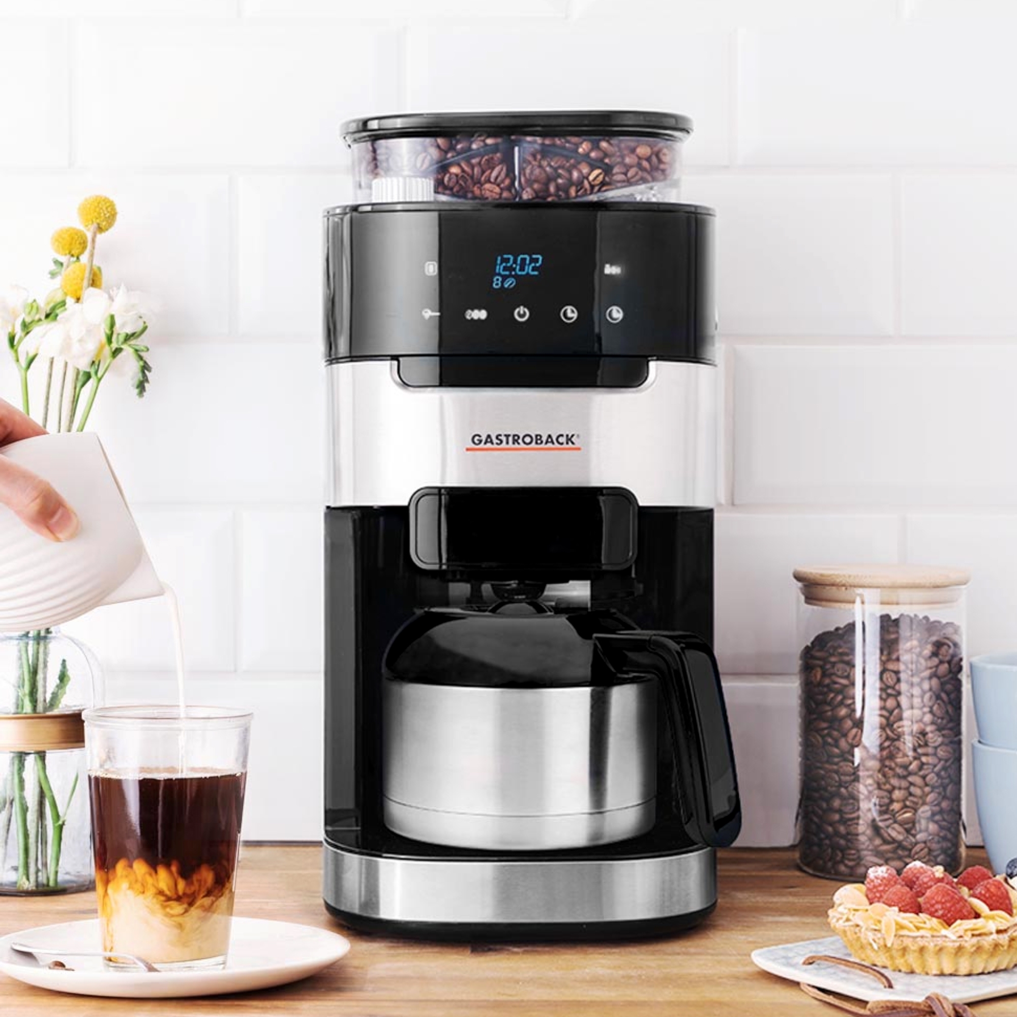 Gastroback - Kaffeemaschine Grind & Brew Pro