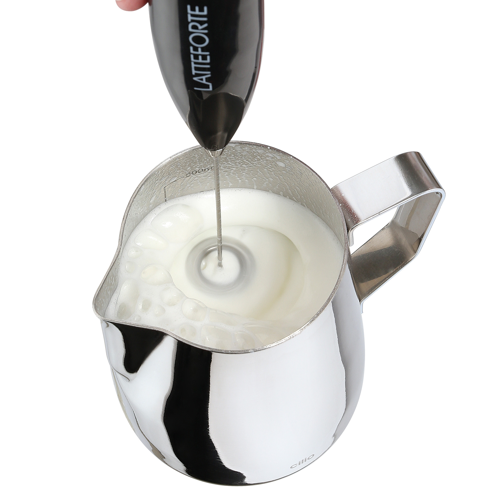 Cilio - milk frother - LATTEFORTE - black