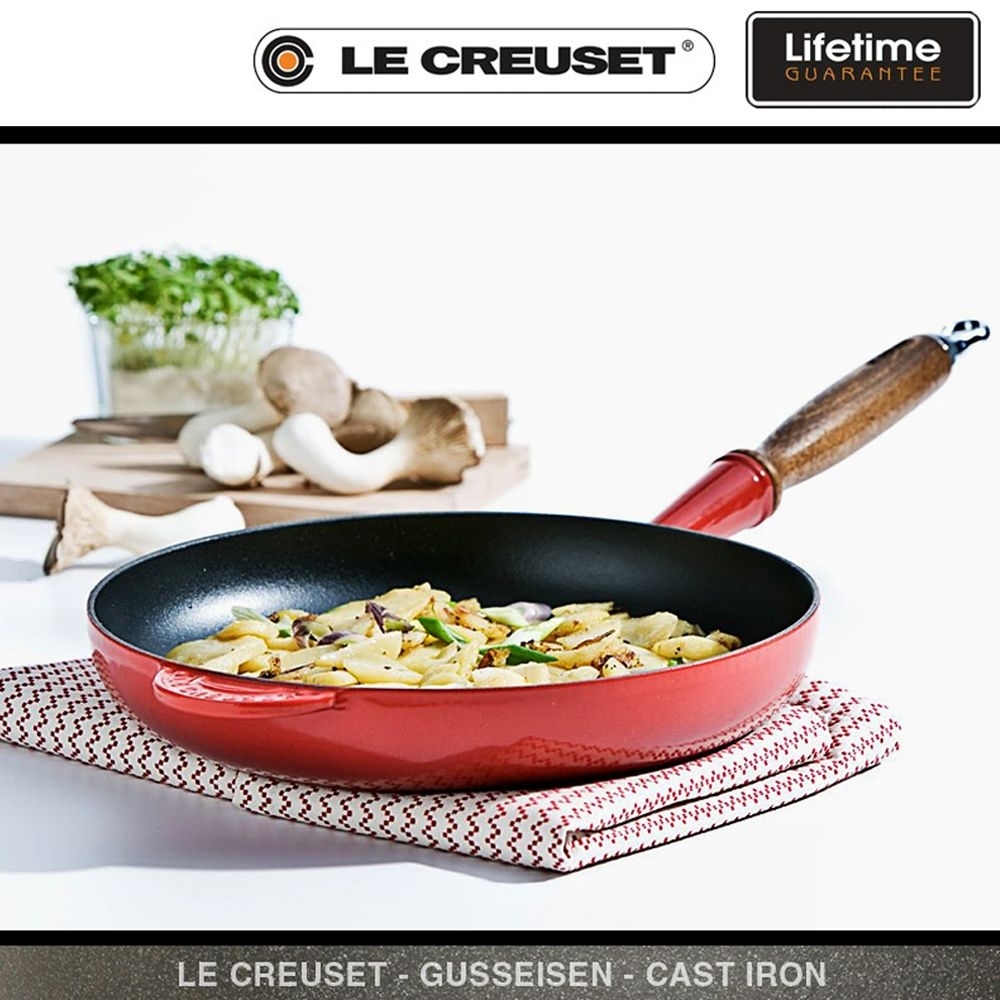 Le Creuset - Bratpfanne mit Holzgriff 26 cm