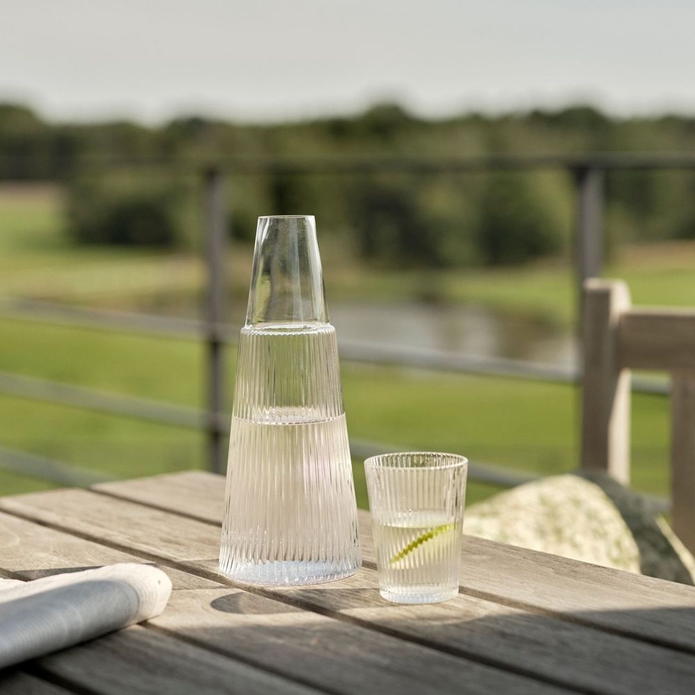 Stelton - Carafe with glass PILASTRO