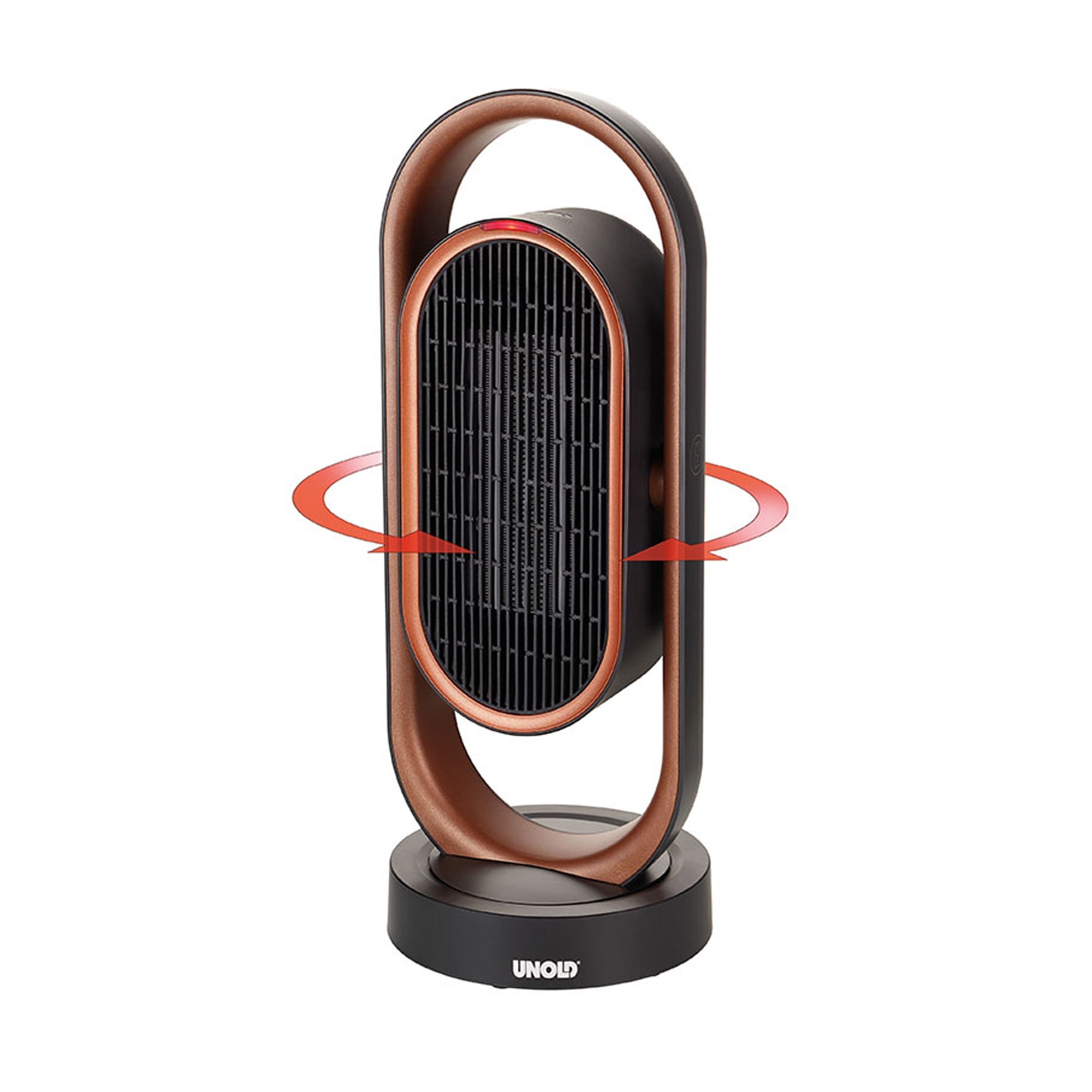 Unold - Ceramic - Fan heater 3D - black/copper