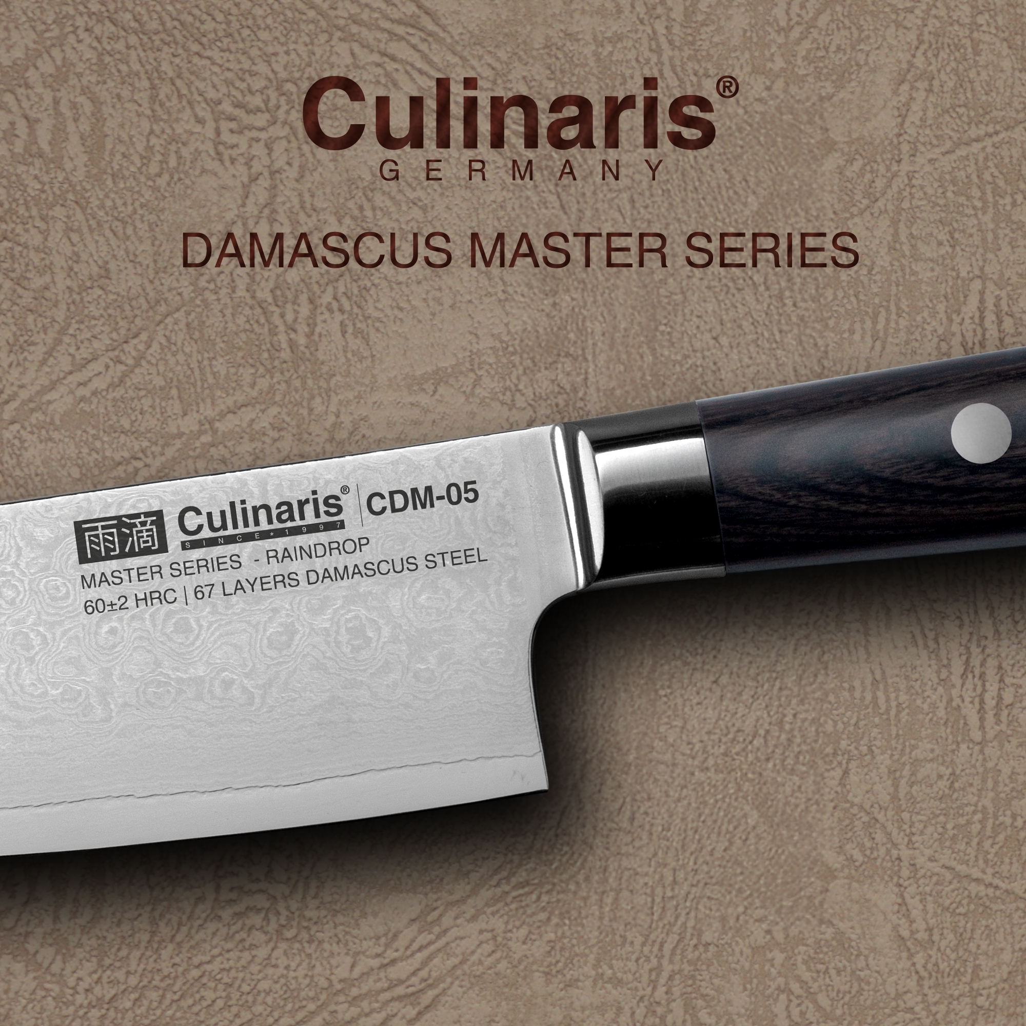 Culinaris -  Kochmesser 20 cm Damascus Master Series | CDM-05