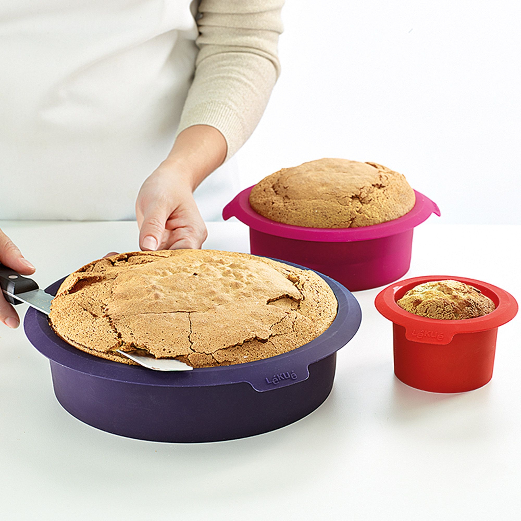 Lékué - Surprise cake tins set of 3