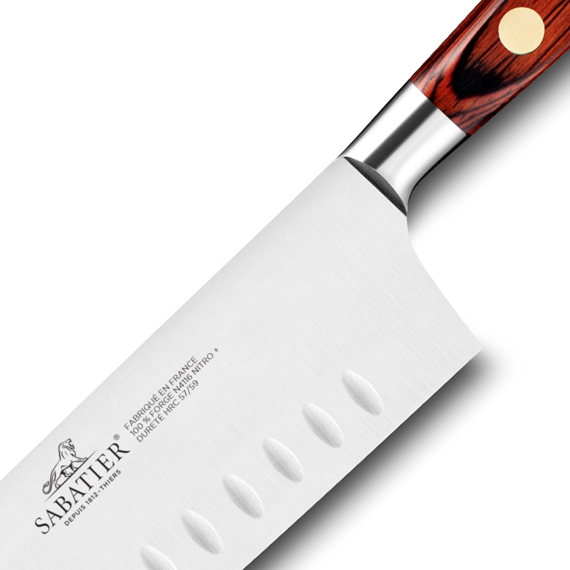 Sabatier - Scalloped Santoku 18 cm - IDÉAL SAVEUR