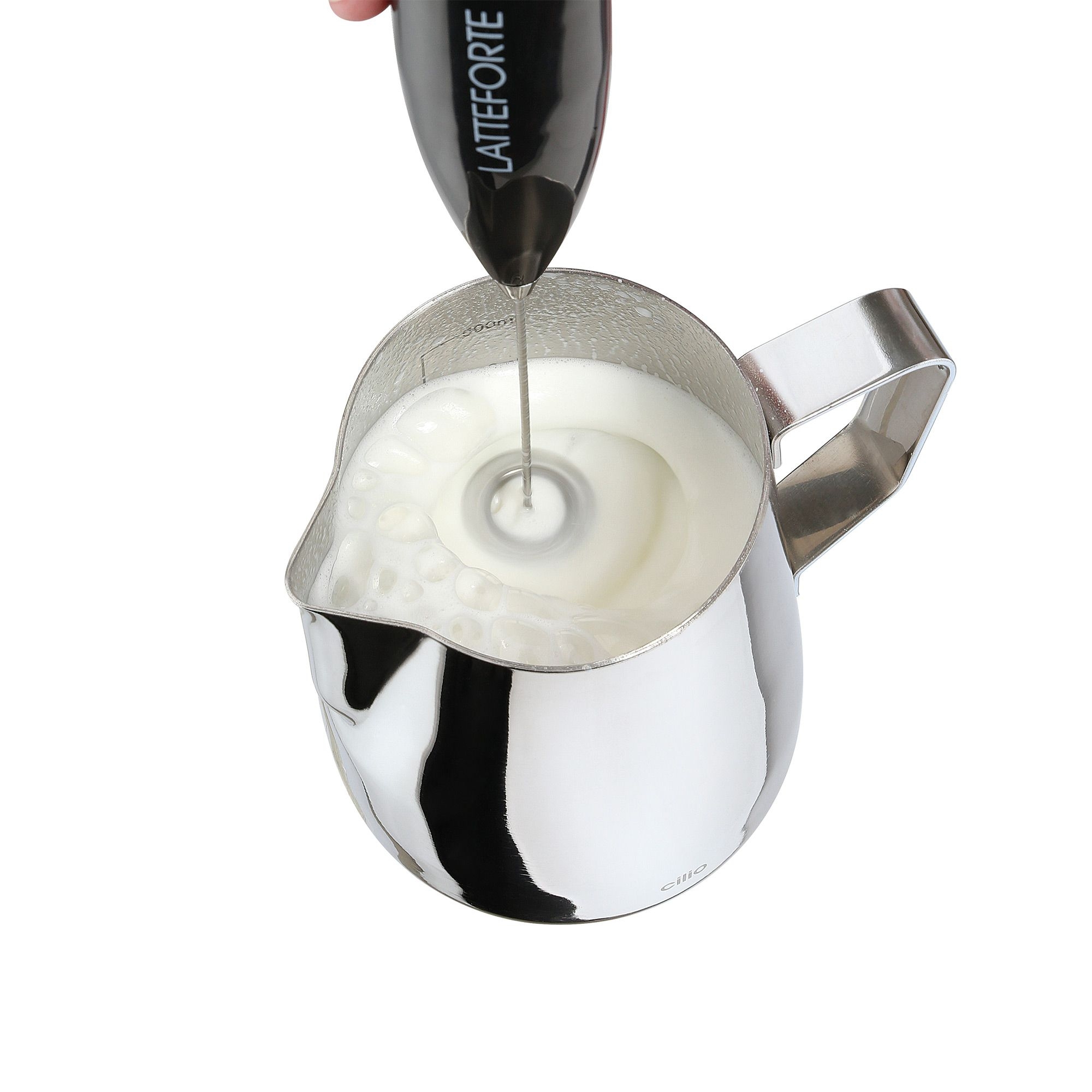 cilio - Milk frother LATTEFORTE - chrome matt