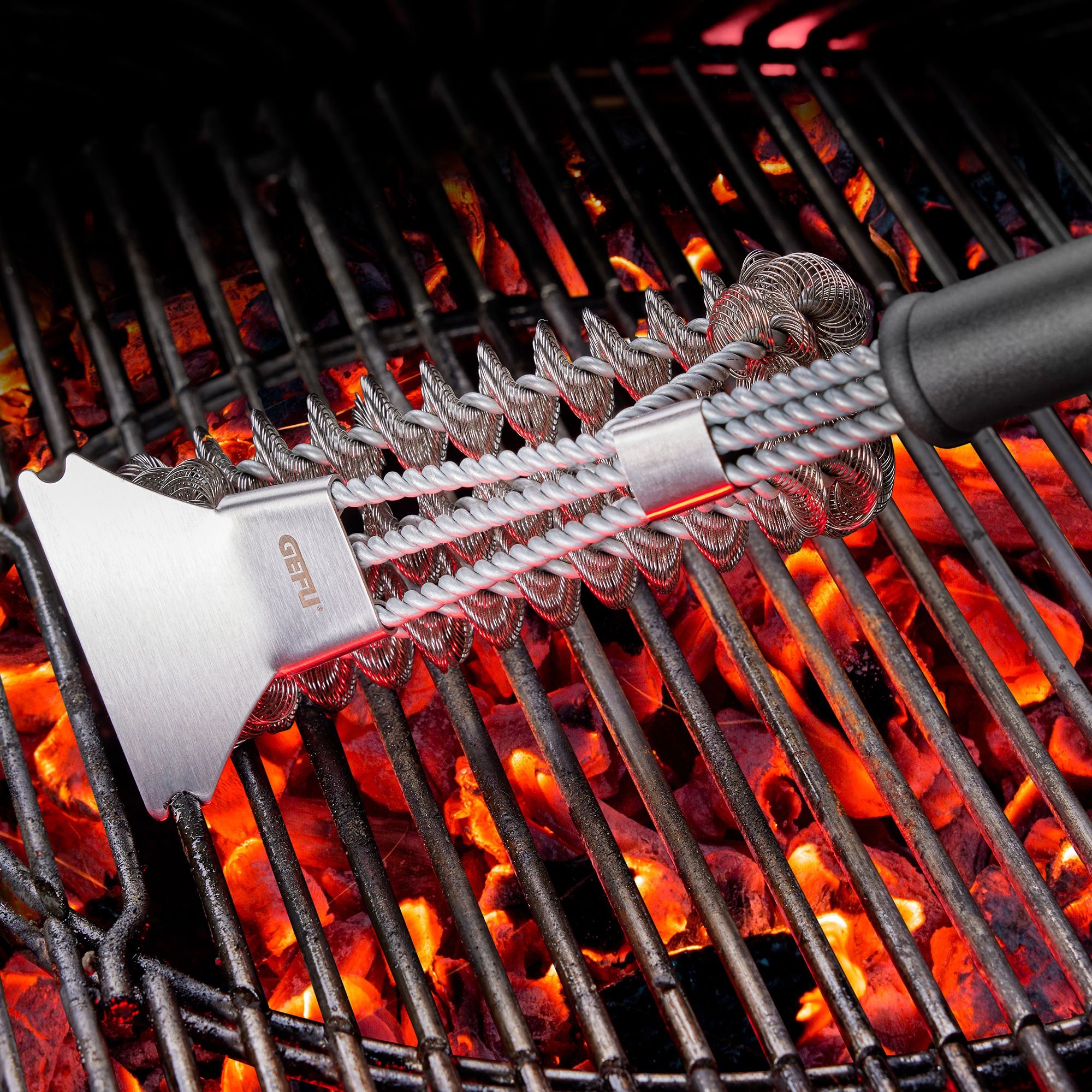 Gefu Grill Brush - BBQ, bristlefree