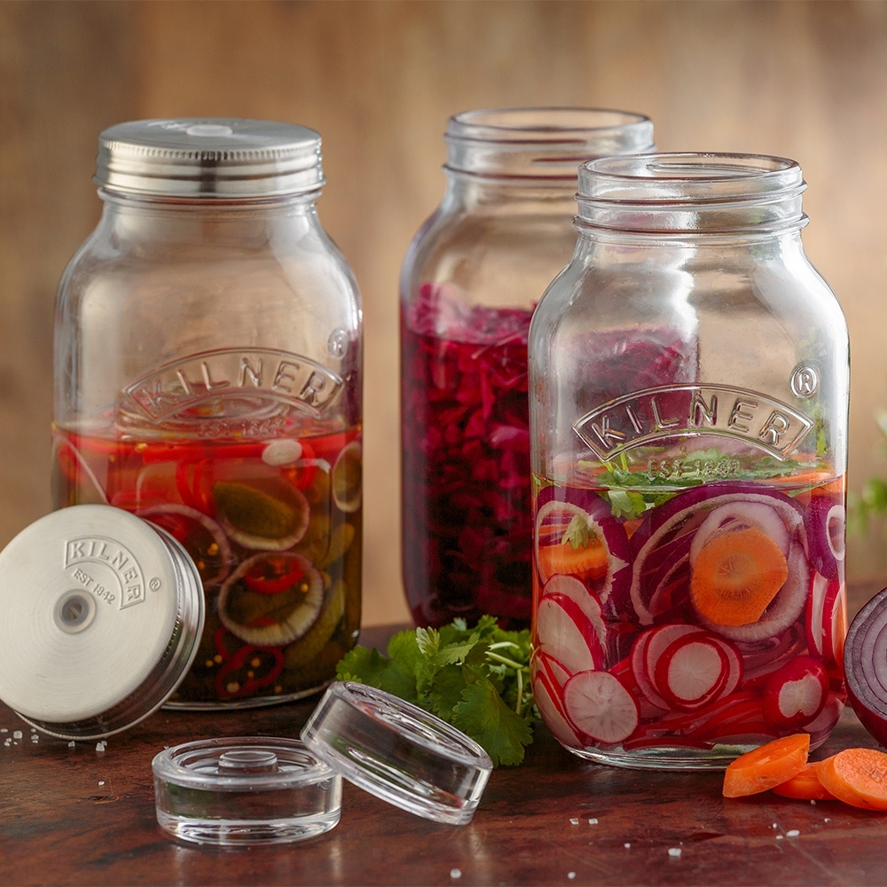 Kilner - Fermentiergläser 2er Set - 1 Liter