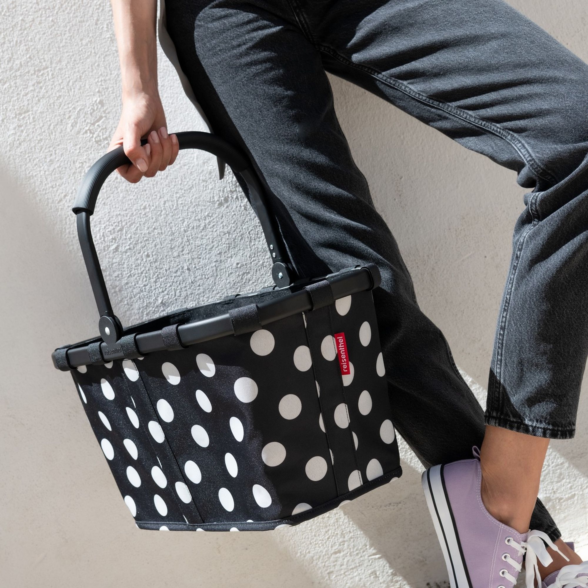 reisenthel - carrybag -  dots white