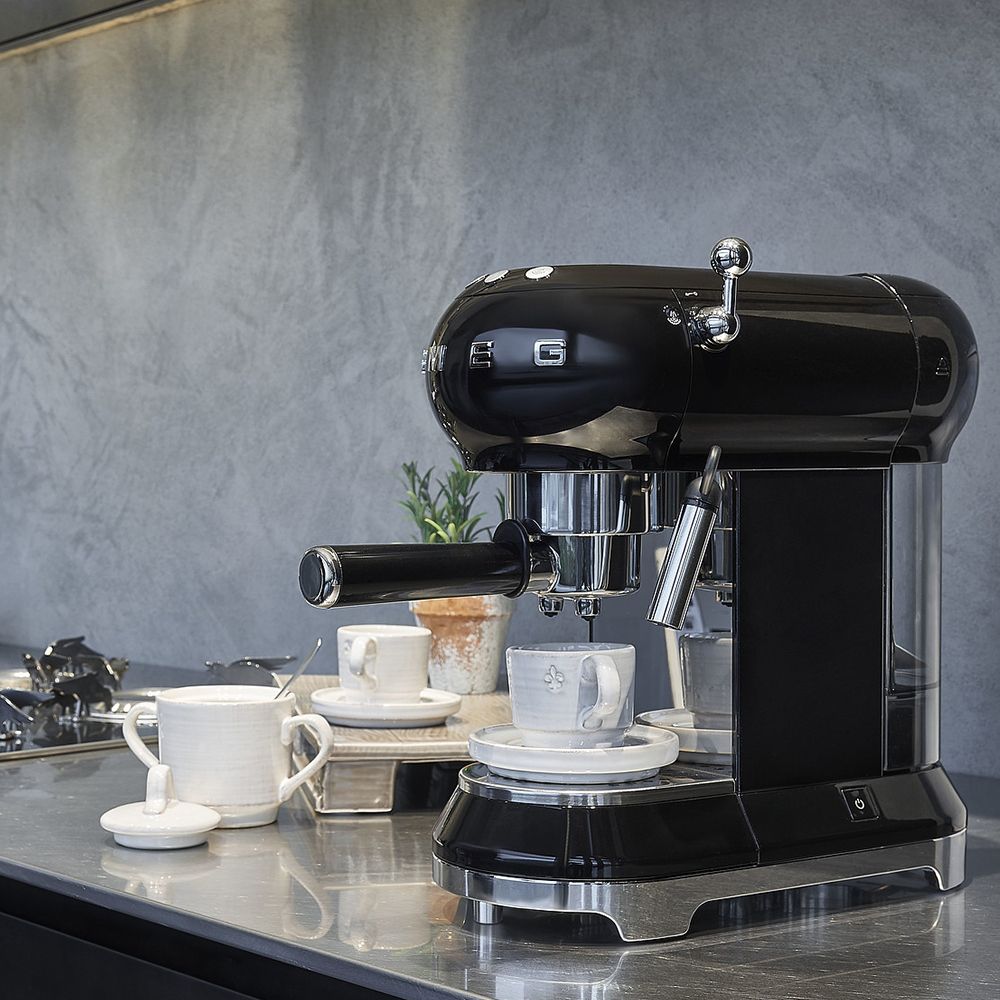 Smeg - Espresso-Kaffeemaschine - Designlinie Stil Der 50° Jahre