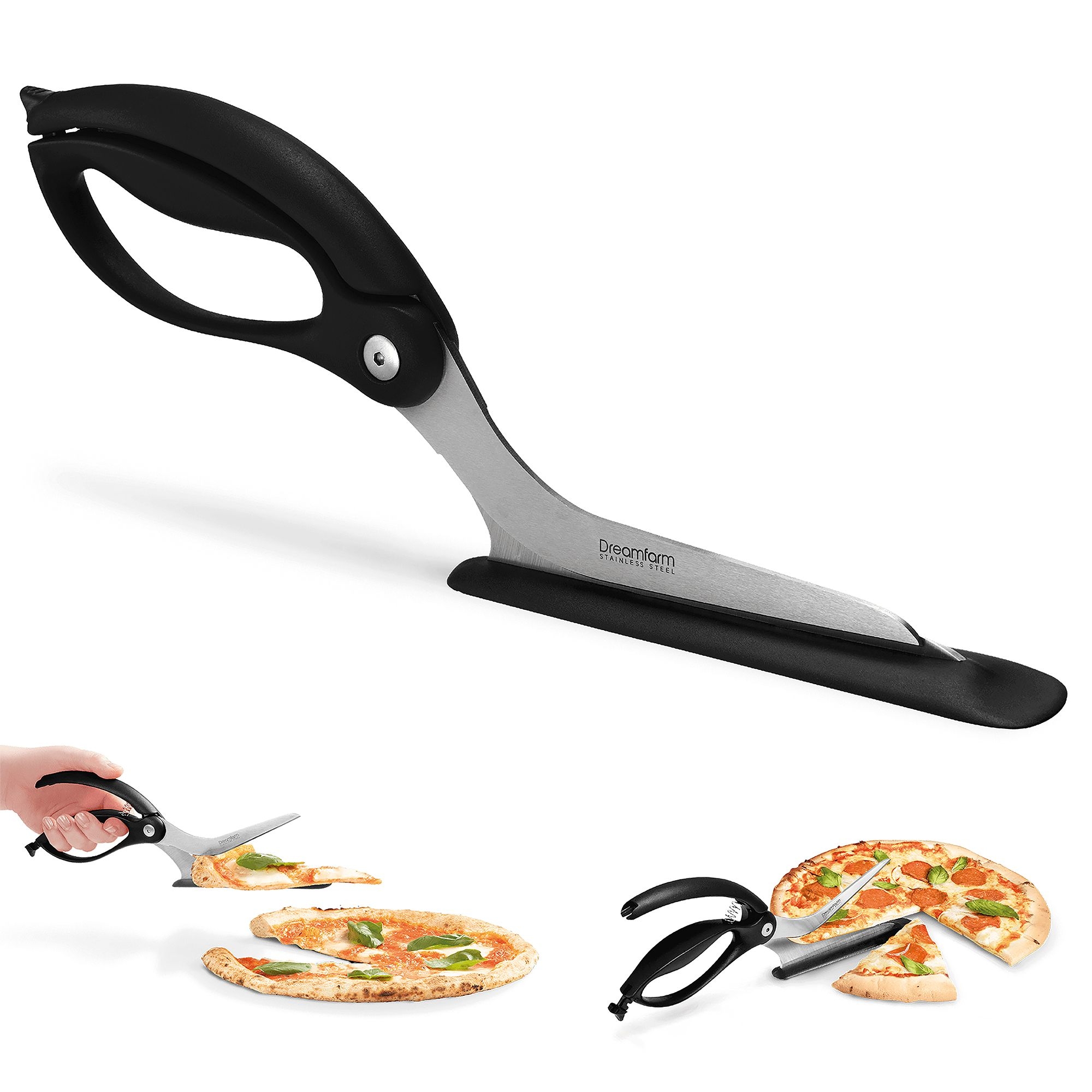 Dreamfarm - Scizza, 32 cm - pizza scissors, black