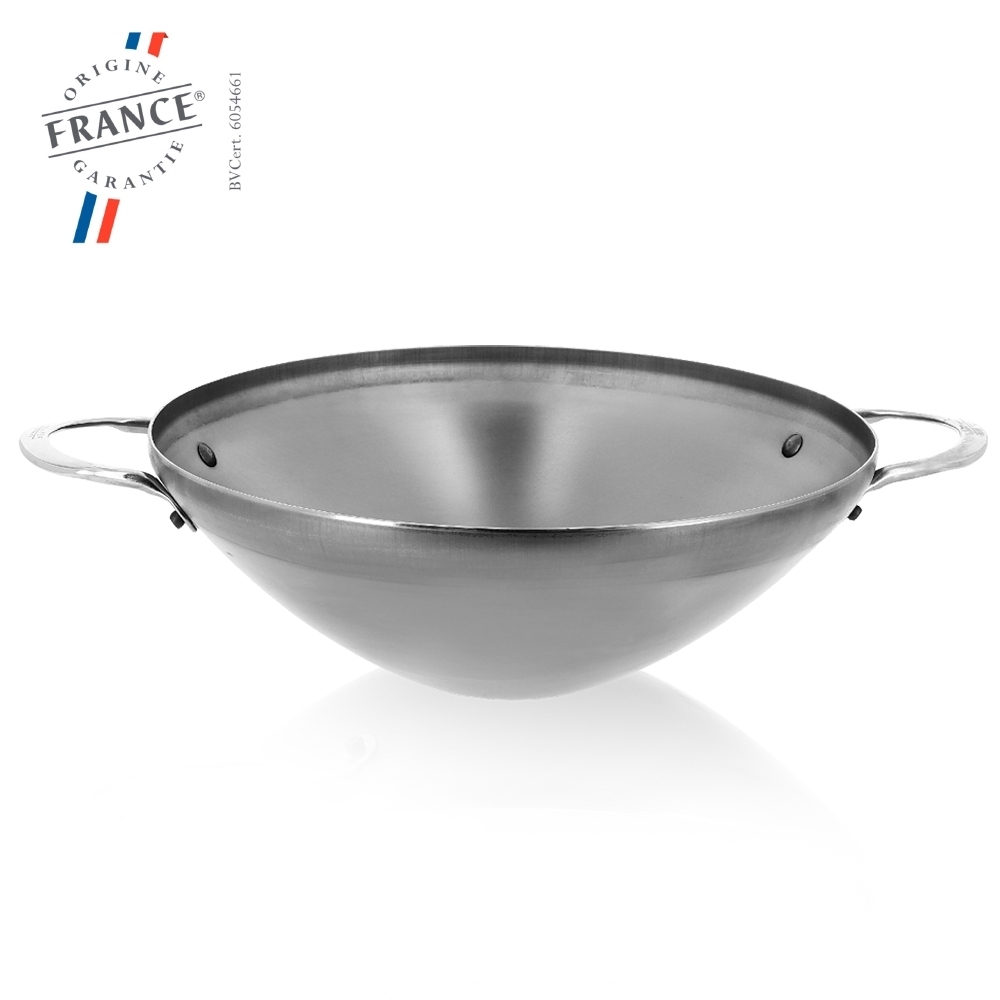 de Buyer - Mineral B Element - WOK with 2 handles