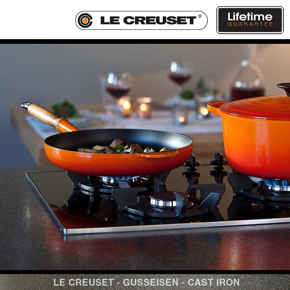 Le Creuset 20058240000460 frying pan 24 cm, black