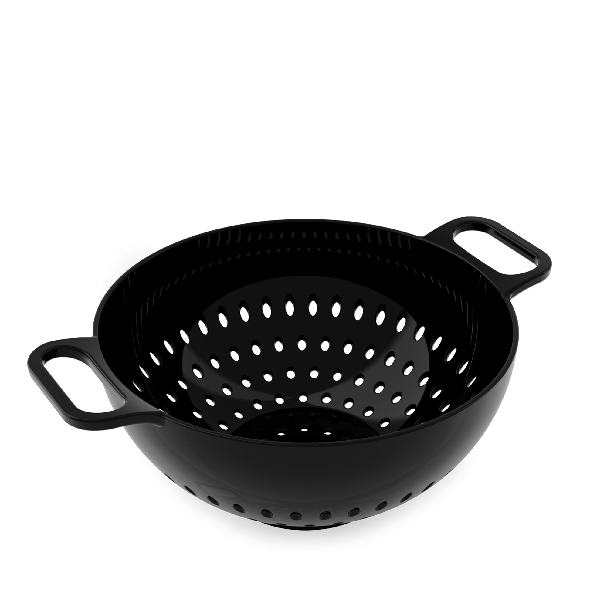 Trebonn - Küchensieb HELM L,  23 x 30 x 13 cm, schwarz