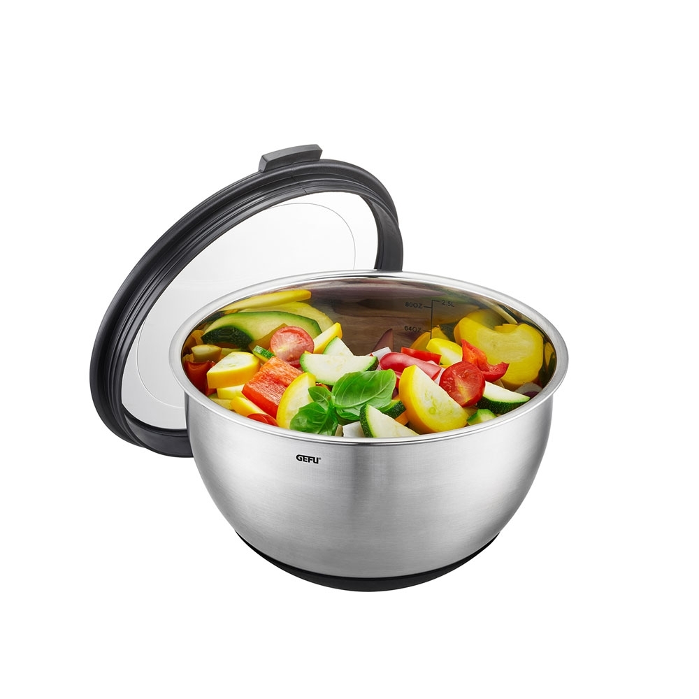 Gefu - Stainless steel bowl MUOVO