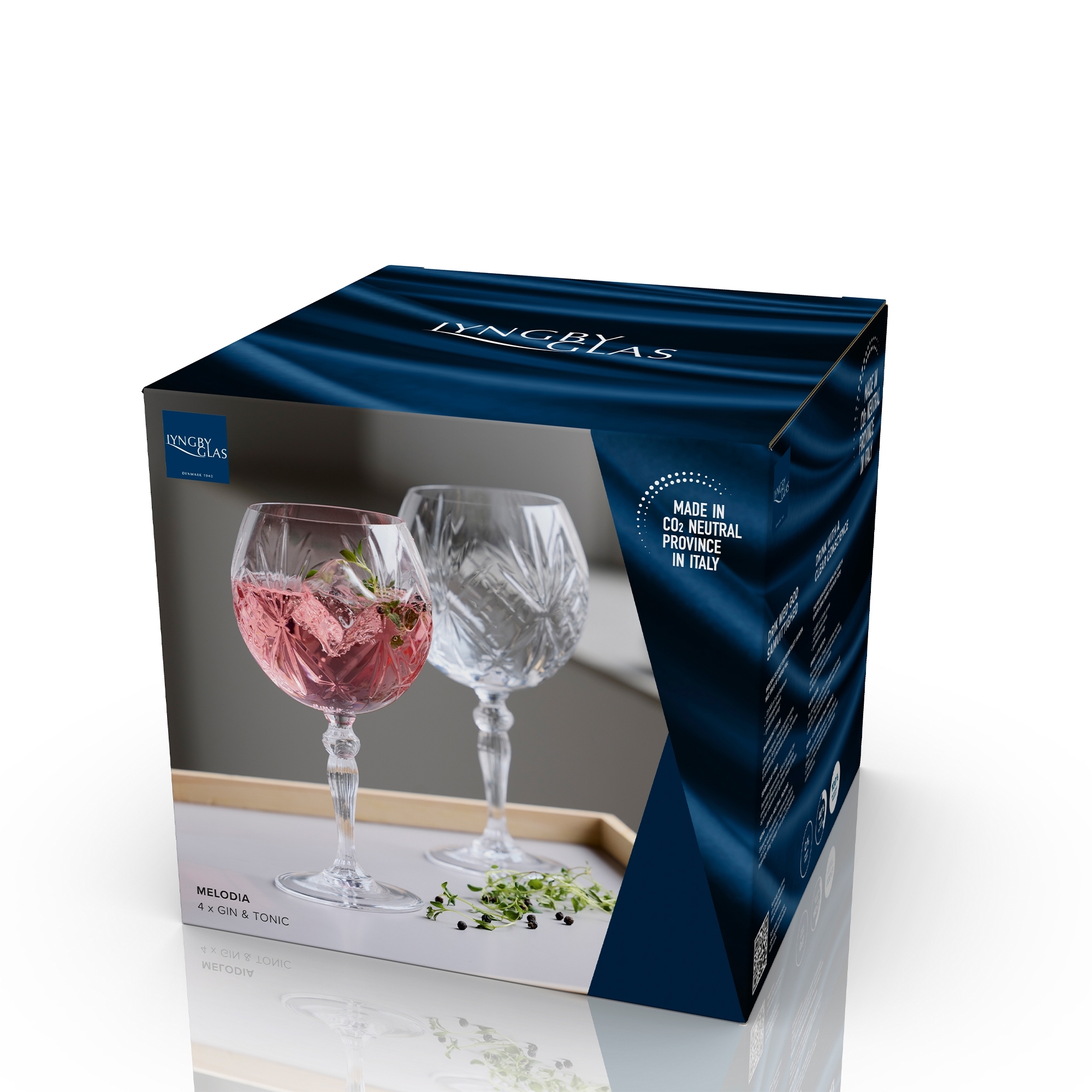 Lyngby Glas - Melodia - Gin & Tonic Glas - 4 Stck.