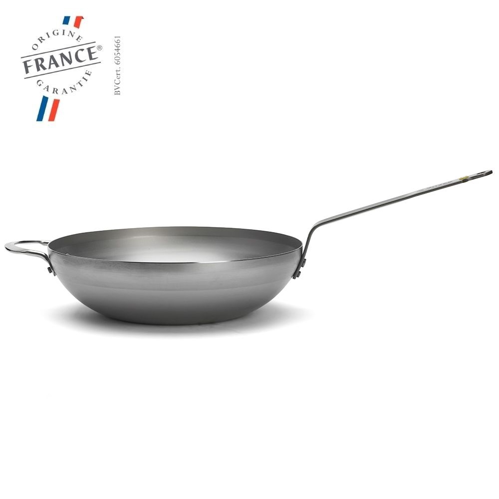 de Buyer - Mineral B - Gewölbter Wok mit Griff - 32 cm