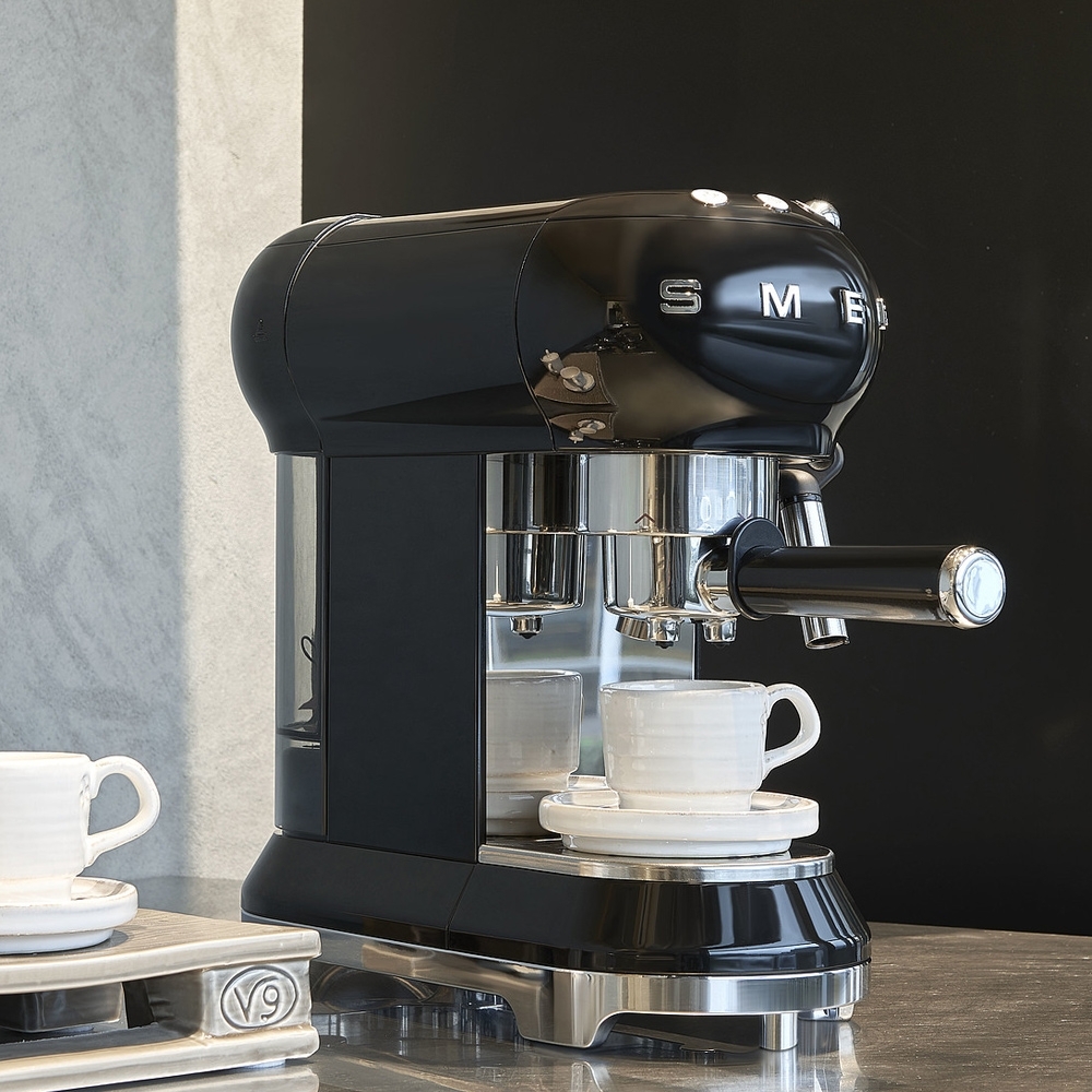 Smeg - Espresso-Kaffeemaschine - Designlinie Stil Der 50° Jahre