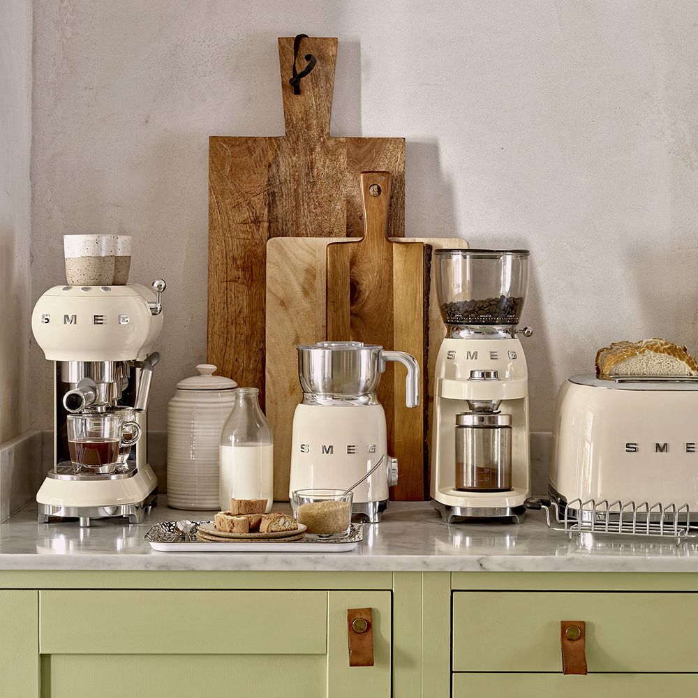 Smeg - Kaffeemühle - Designlinie Stil Der 50° Jahre creme