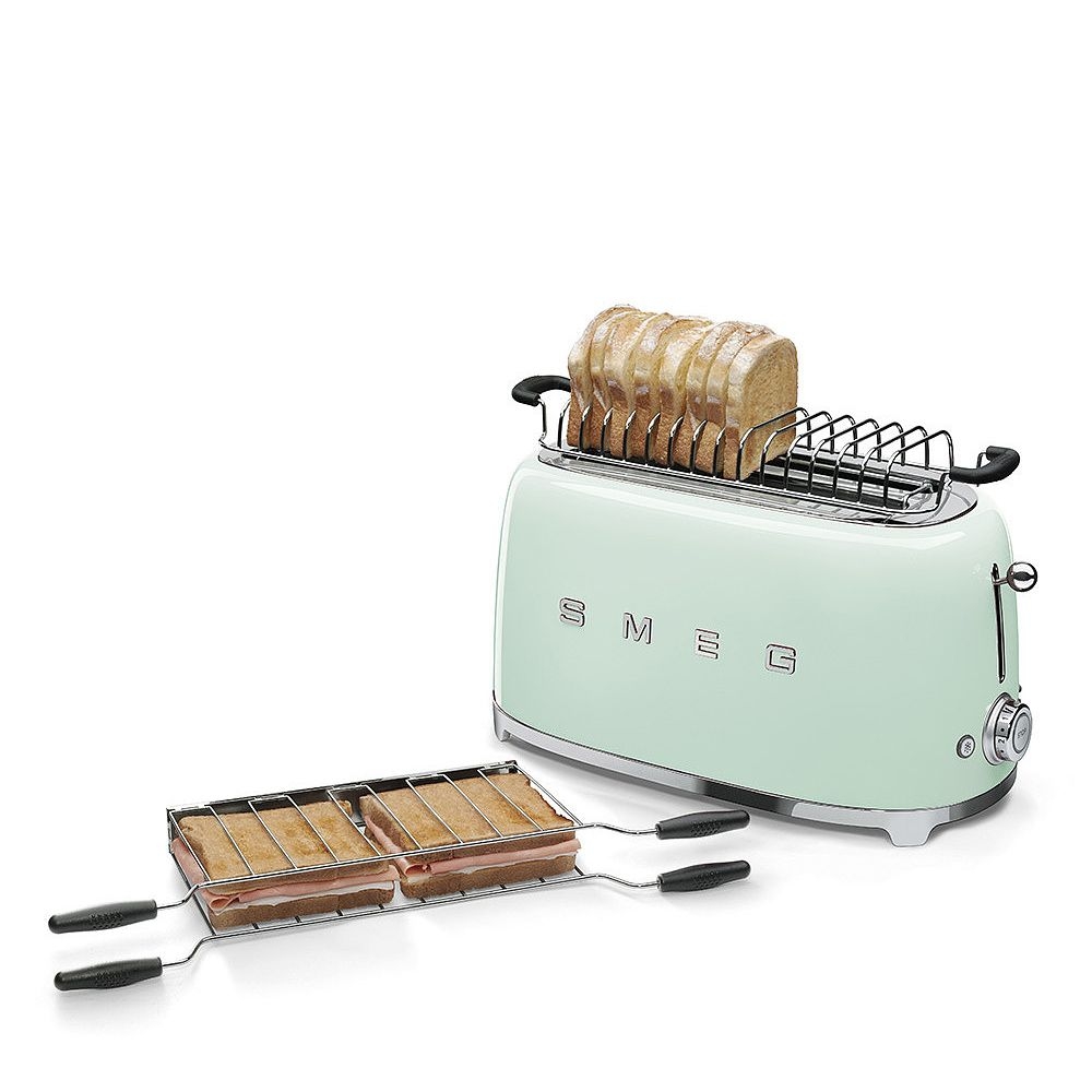 Smeg - 2-Schlitz Toaster lang TSF02 - Designlinie Stil Der 50° Jahre