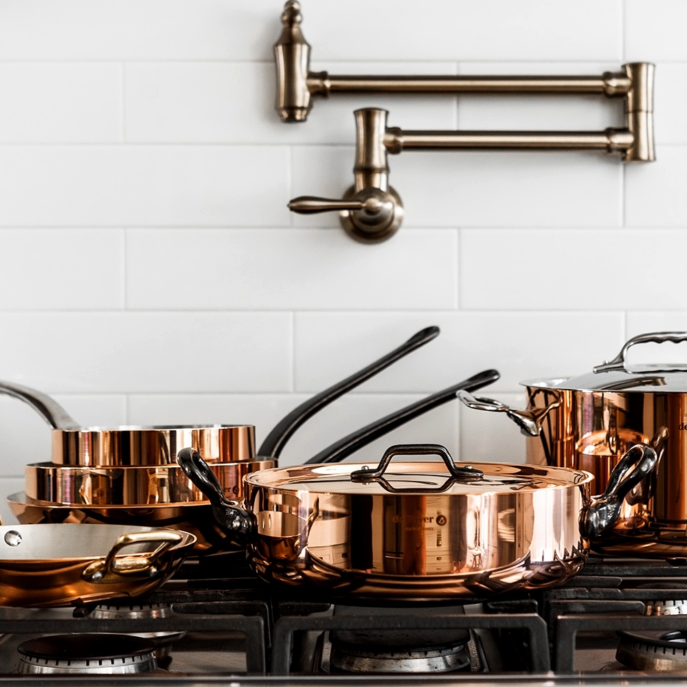 de Buyer - Small saucepan with brass mounts - Inocuivre VIP