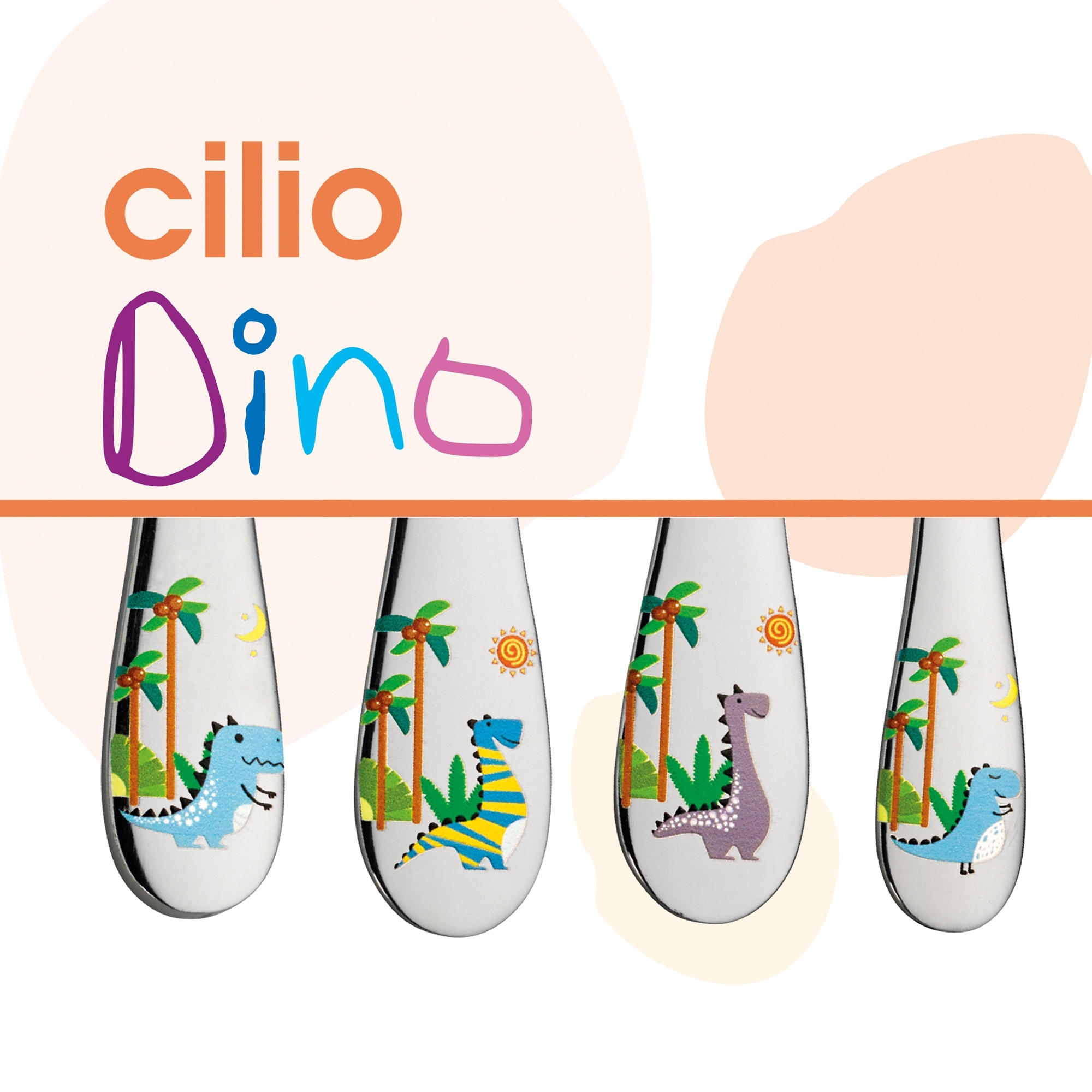 cilio - Kinderbesteck DINO 4-tlg.