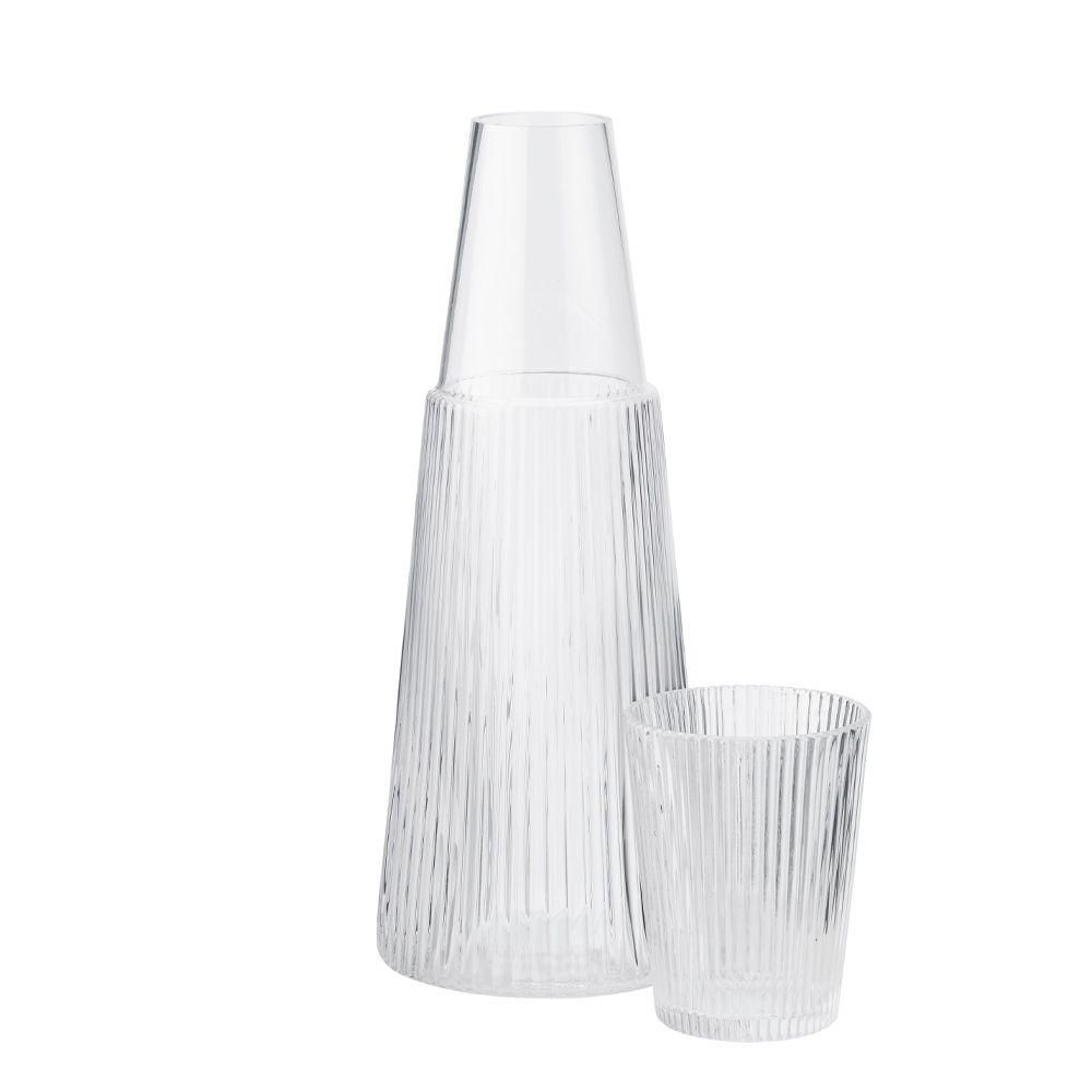 Stelton - Carafe with glass PILASTRO