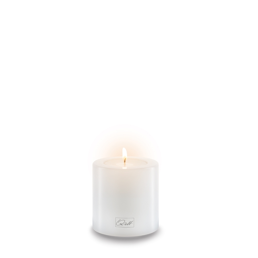 Qult Farluce Trend - Teelichthalter in Kerzenform weiß Ø 6 cm