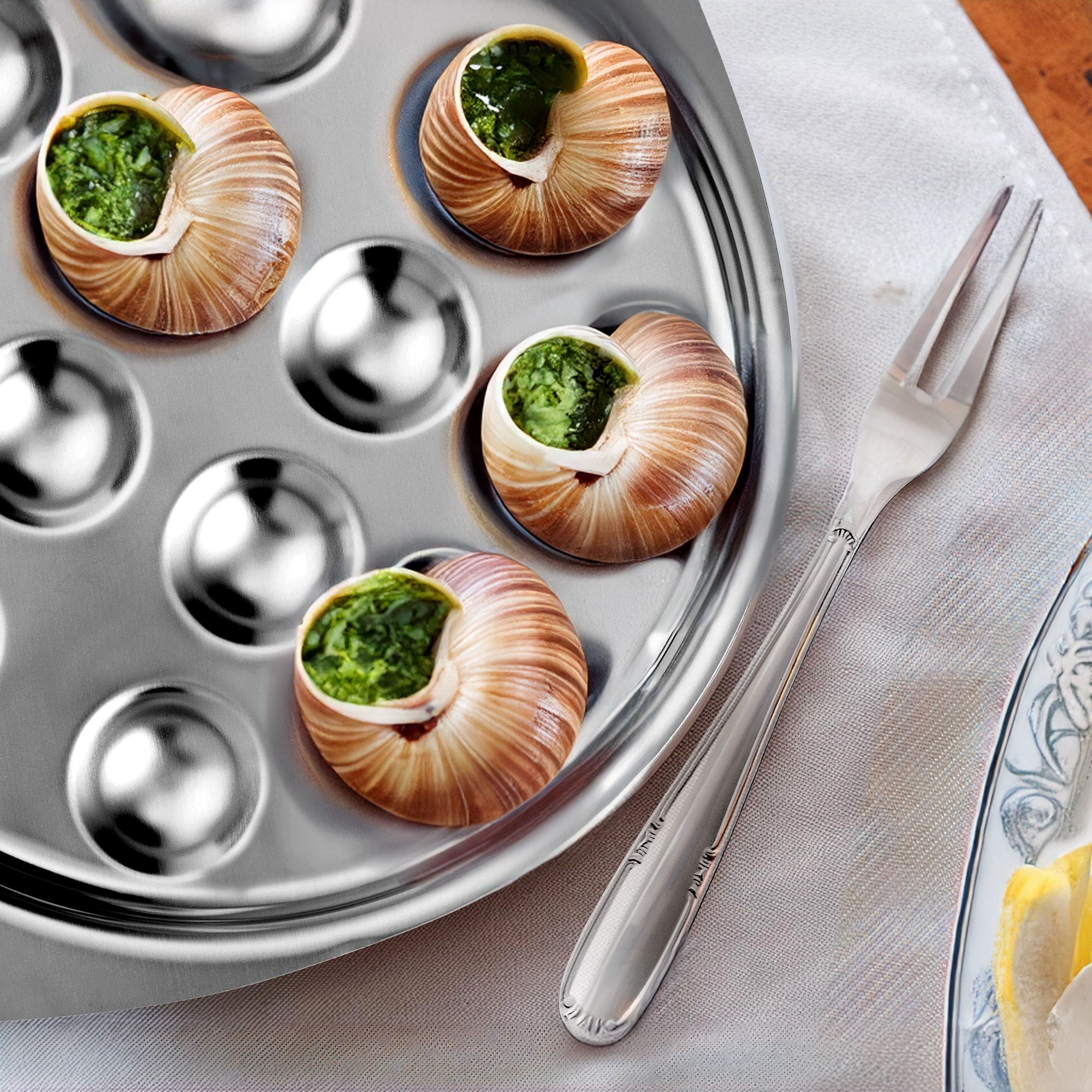 Sabatier - Snail plate for 12 snails - ⌀ 20 cm