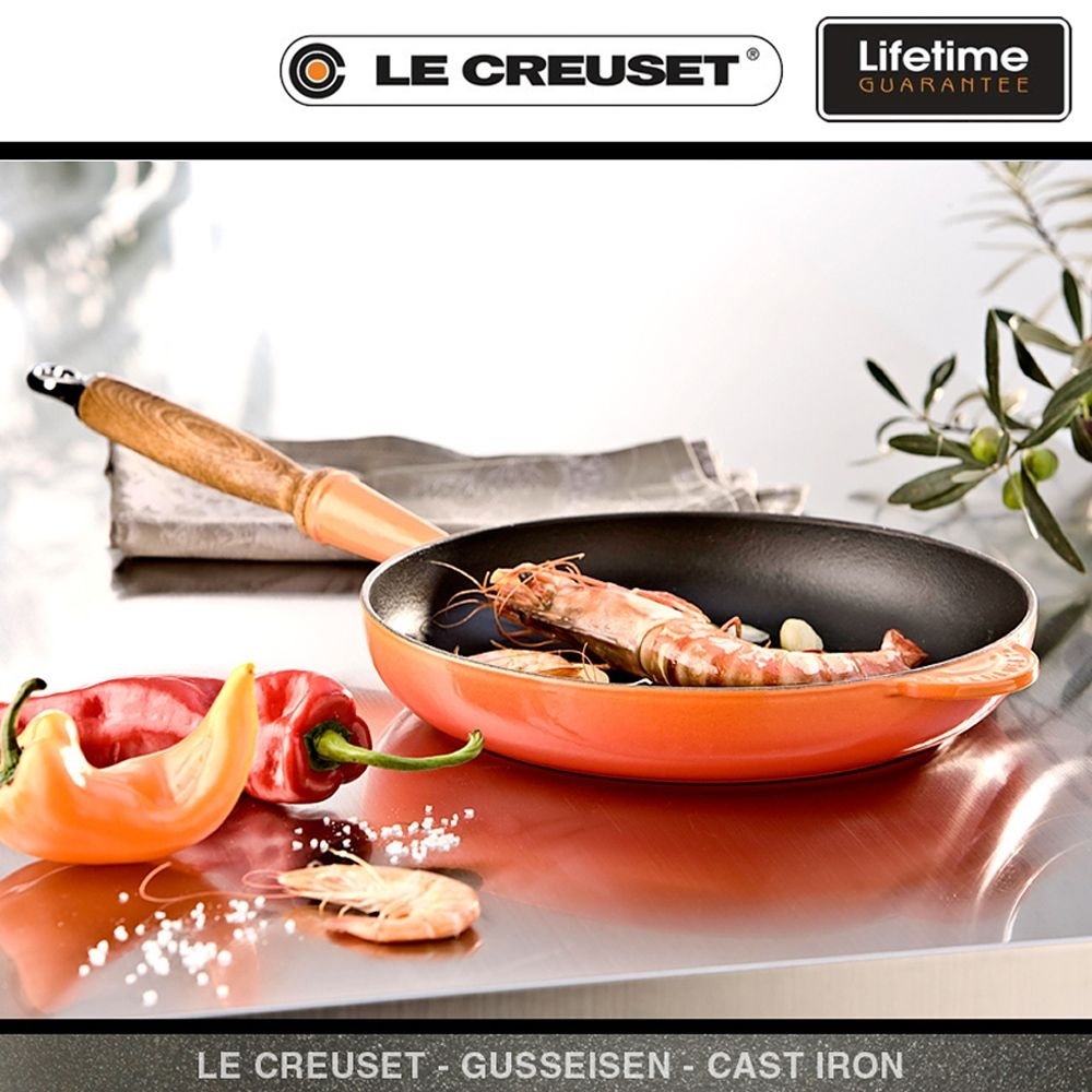 Le Creuset - Bratpfanne mit Holzgriff 26 cm