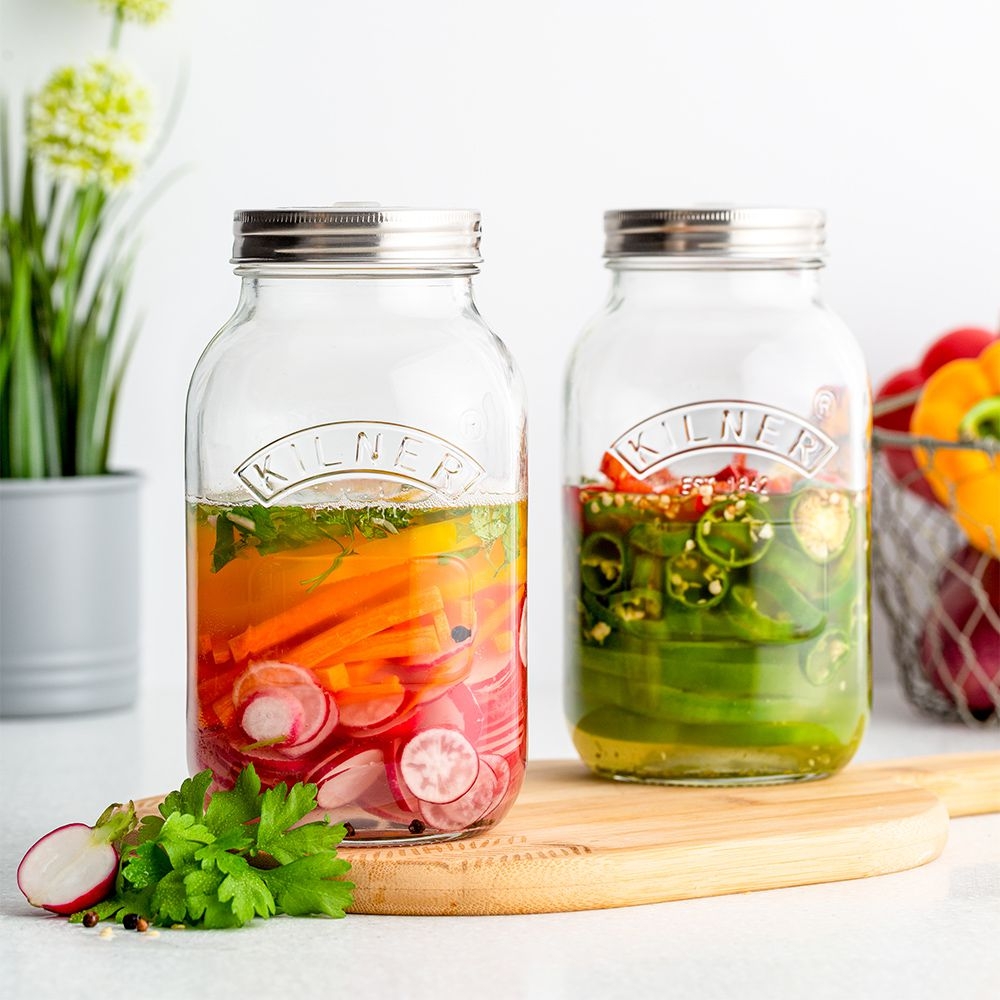 Kilner - Fermentiergläser 2er Set - 1 Liter