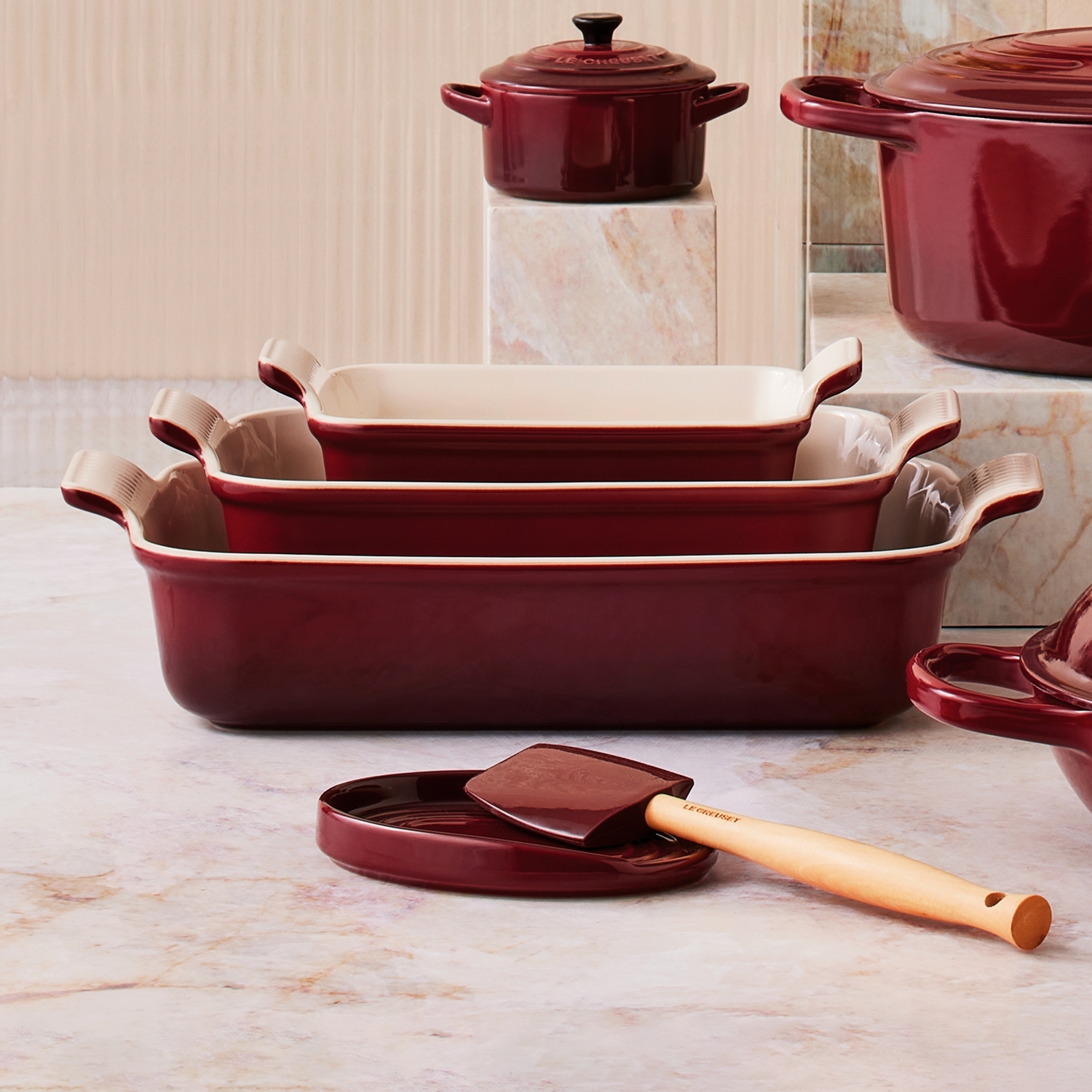 Le Creuset - Medium Spatula Craft - Garnet