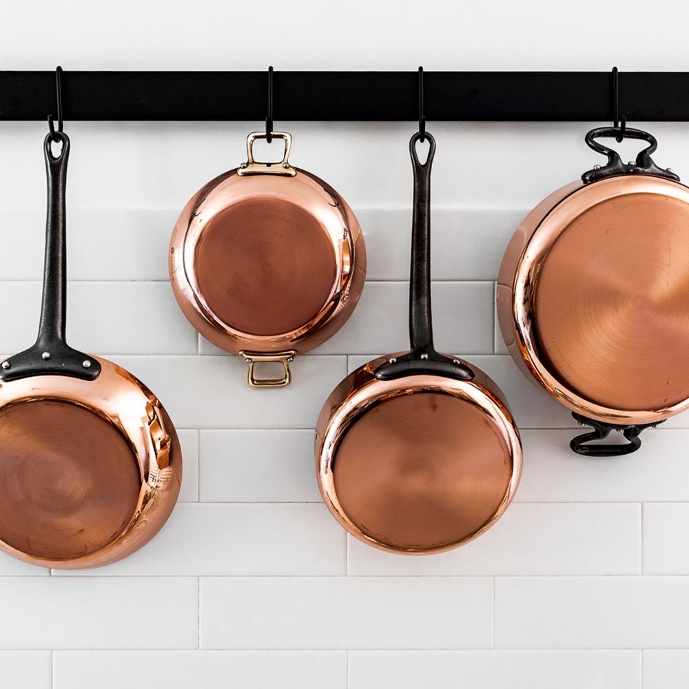 de Buyer - Copper Wok with brass handle 32 cm