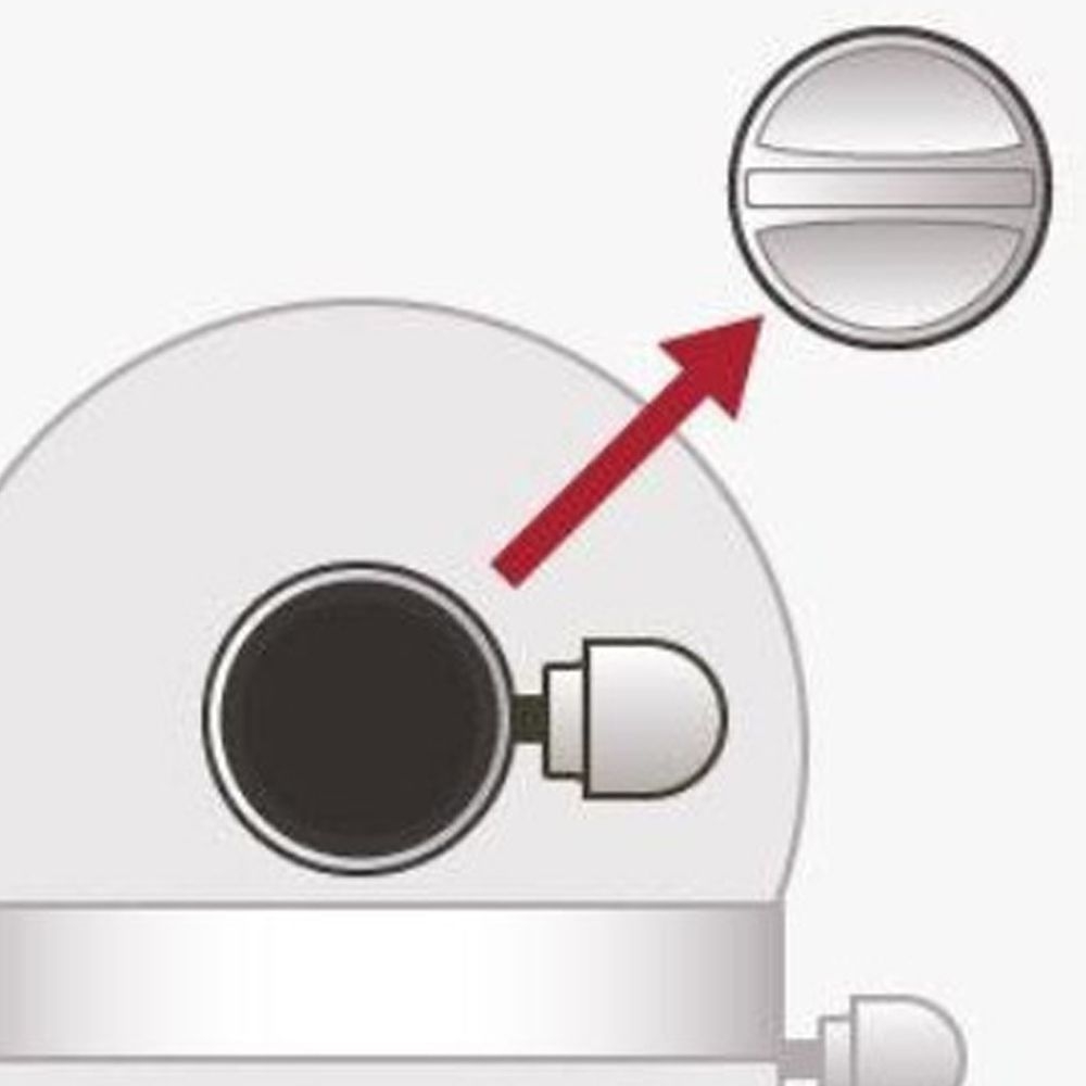 KitchenAid -  Chrom-Abdeckung für Zuberhöraufnahme