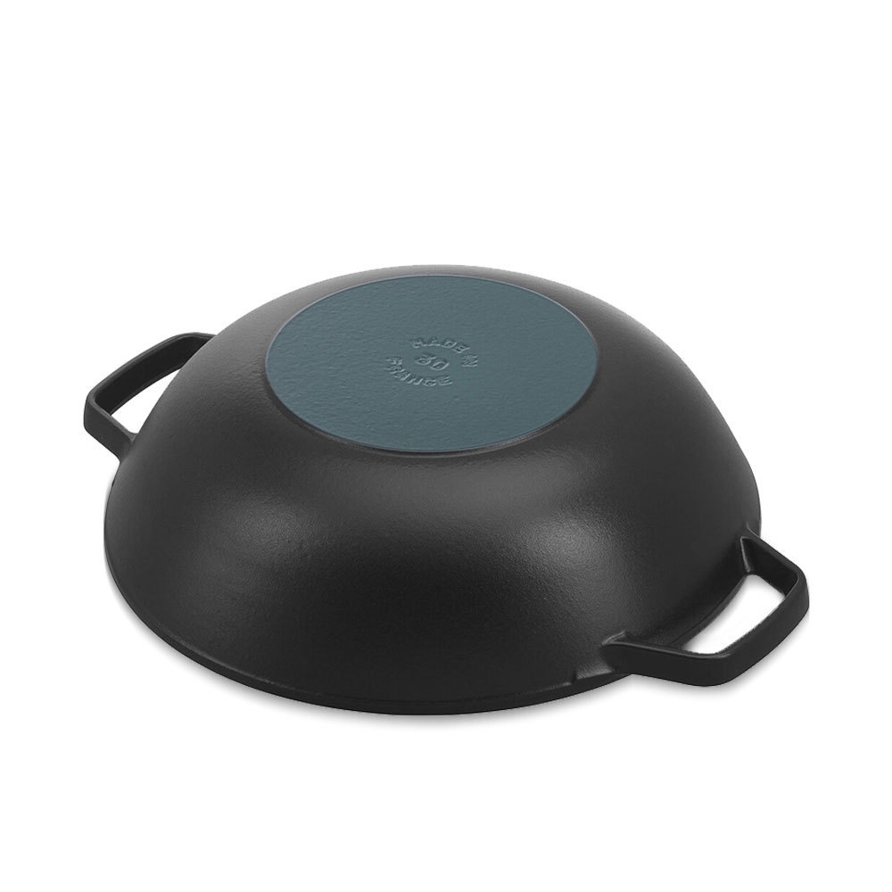 Staub - Wok with glass lid - 30 cm