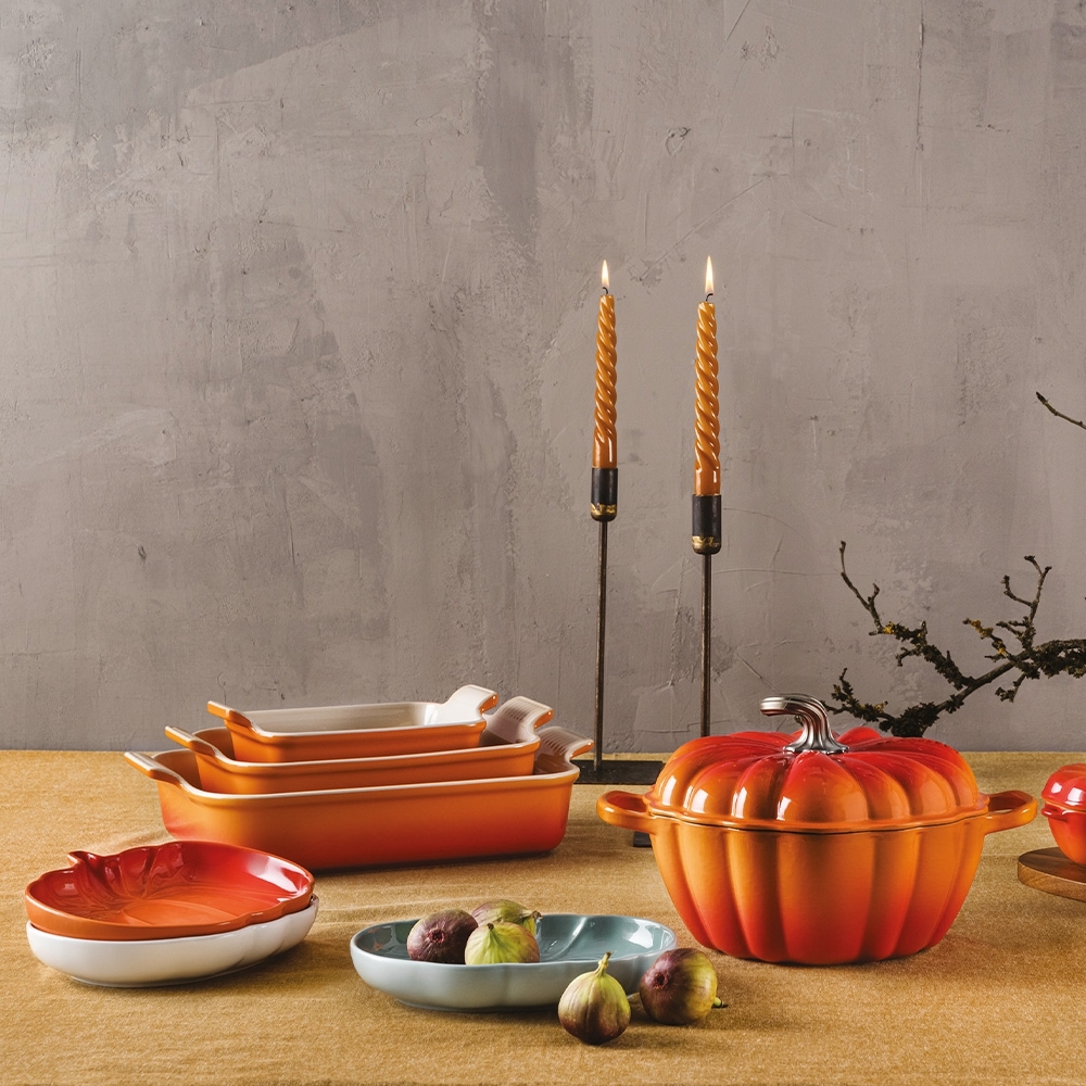 Le Creuset - Stoneware Pumpkin Plate 23 cm - Sea Salt