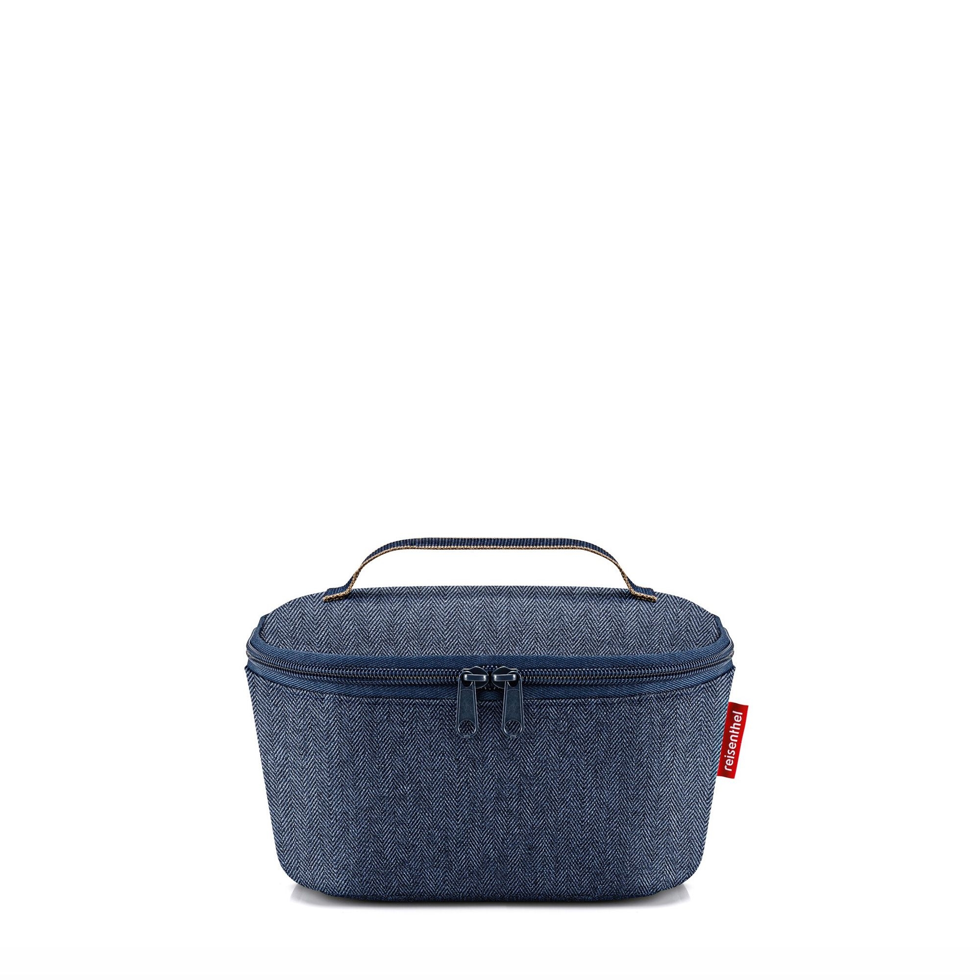 reisenthel - coolerbag S pocket - herringbone dark blue